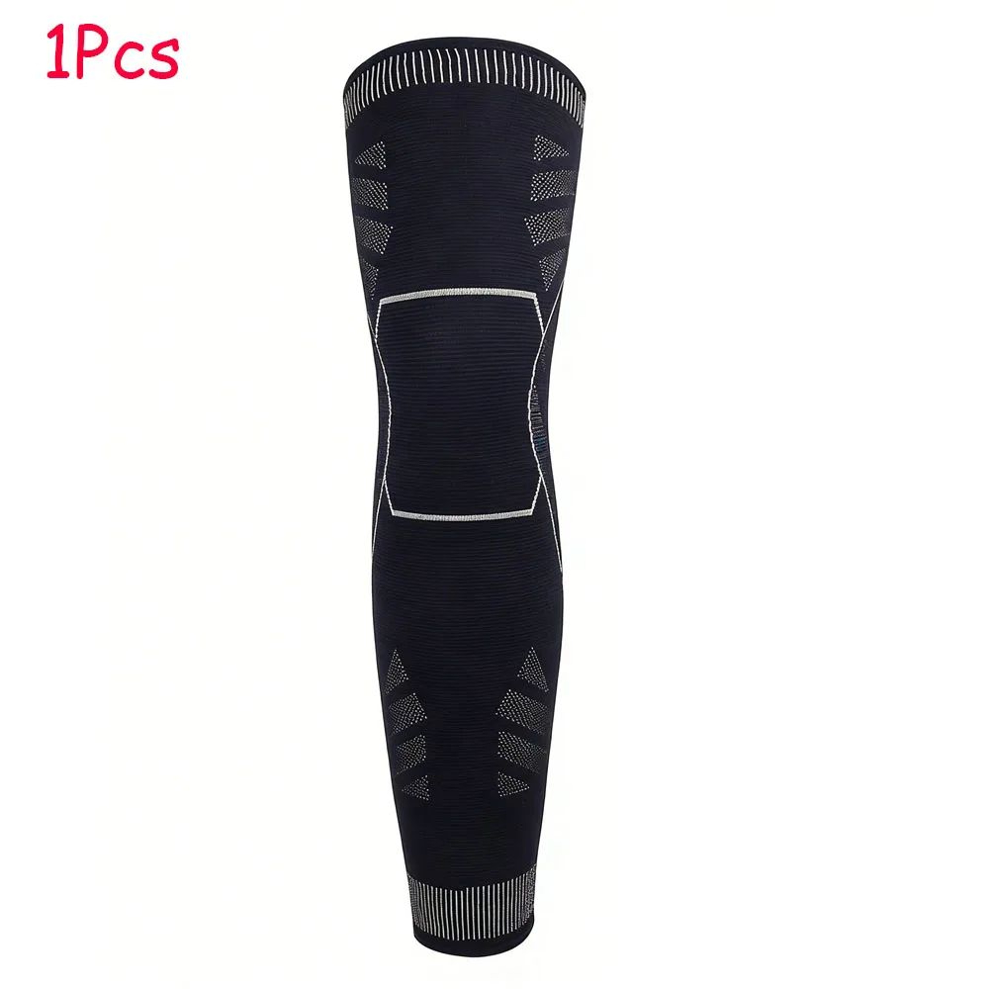 Full Length Compression Knee Sleeve With Non Slip Support 5