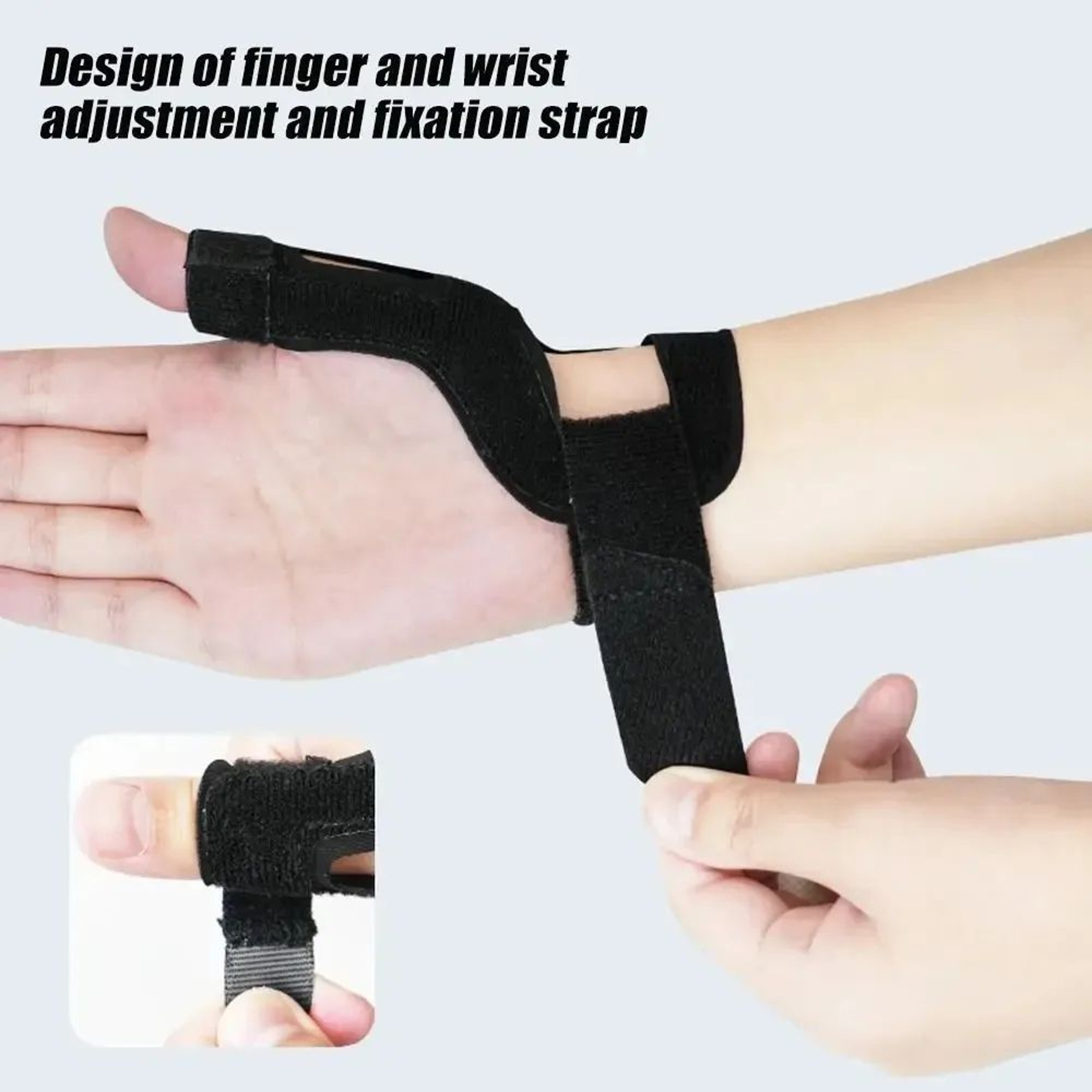 Adjustable Wrist Support Brace With Metal Reinforcement 4