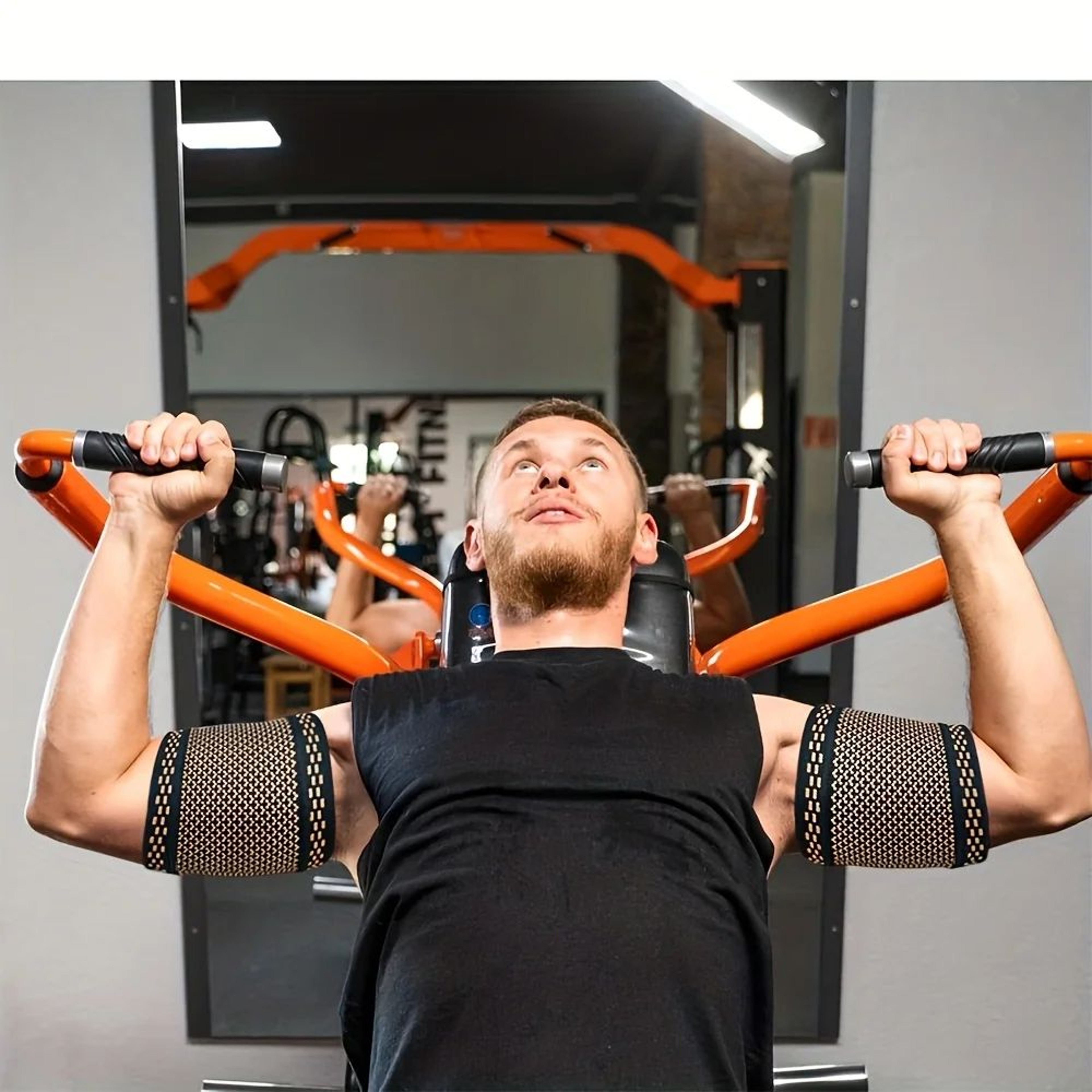 Copper Bicep Compression Sleeve Arm Support for Men and Women – view 5