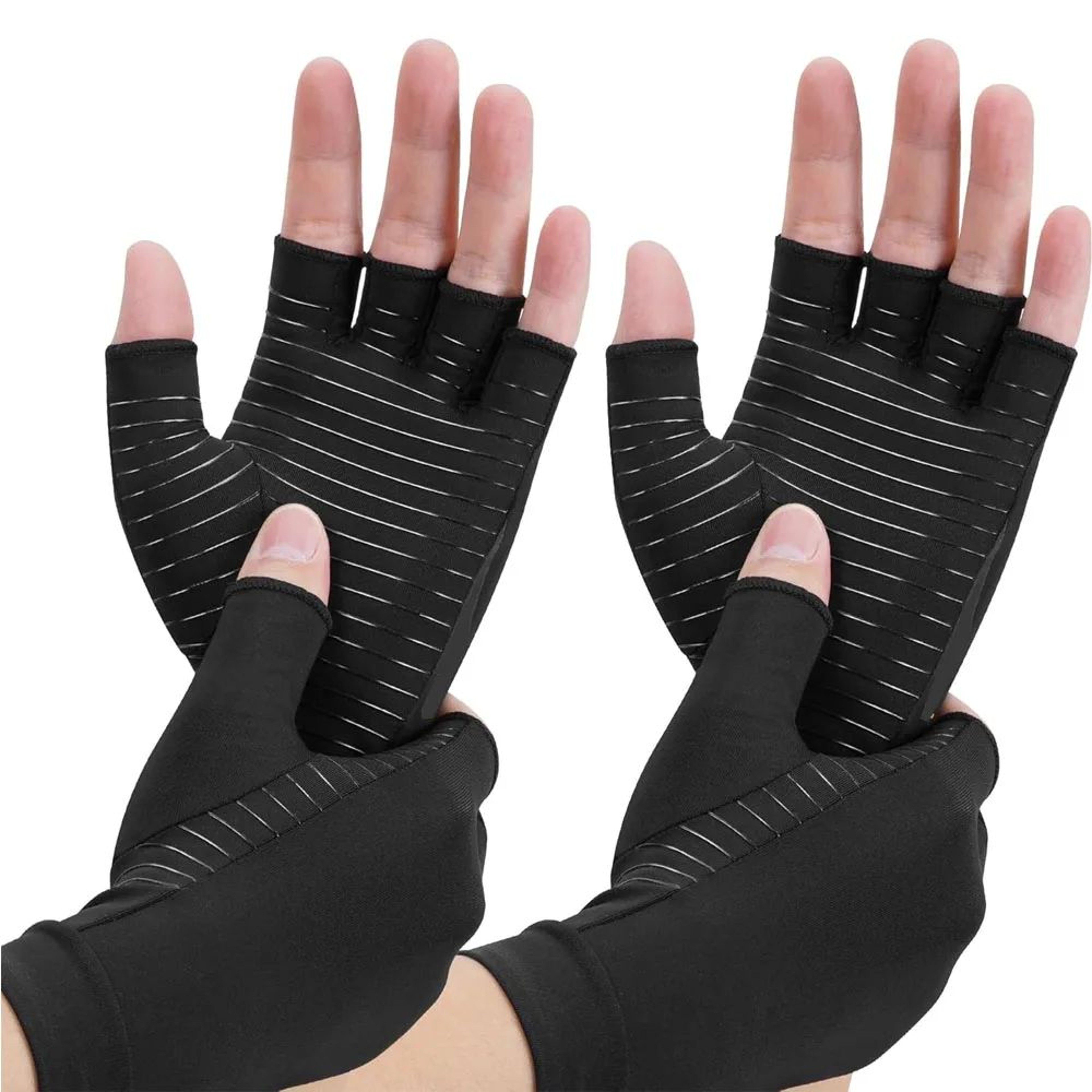 Copper Compression Arthritis Gloves Full Finger For Men And Women 0