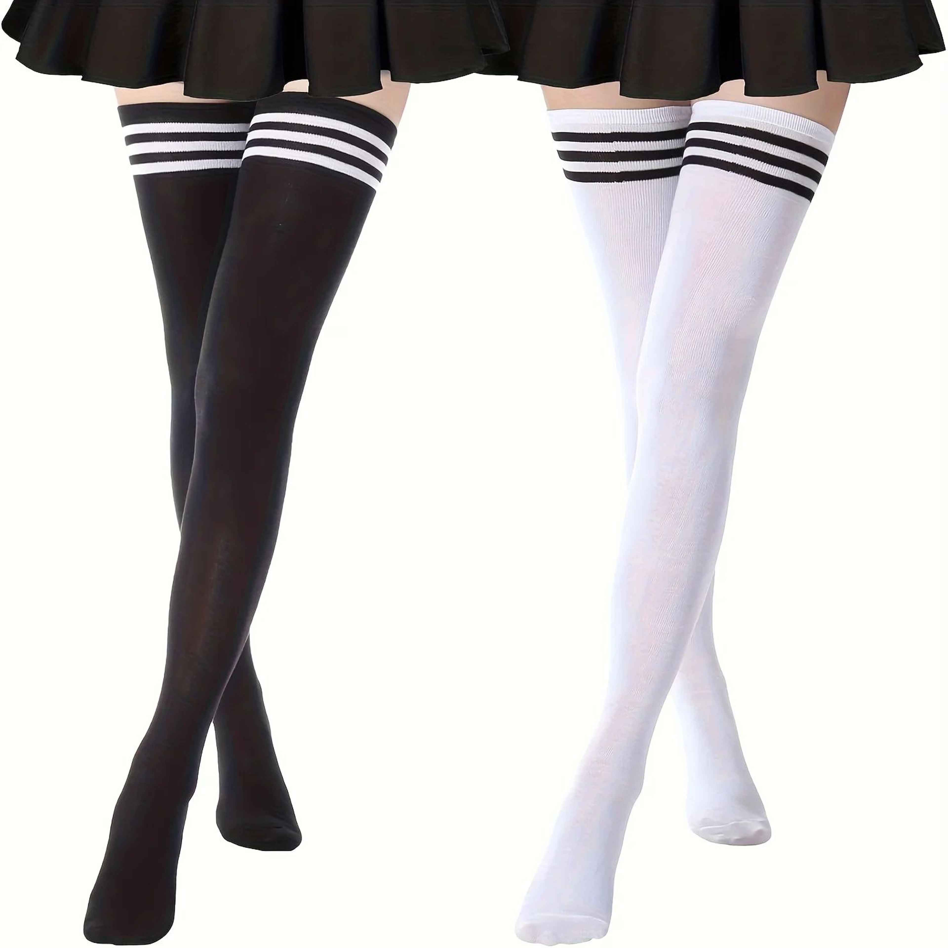 Women Over Knee Thigh High Socks One Pair 0