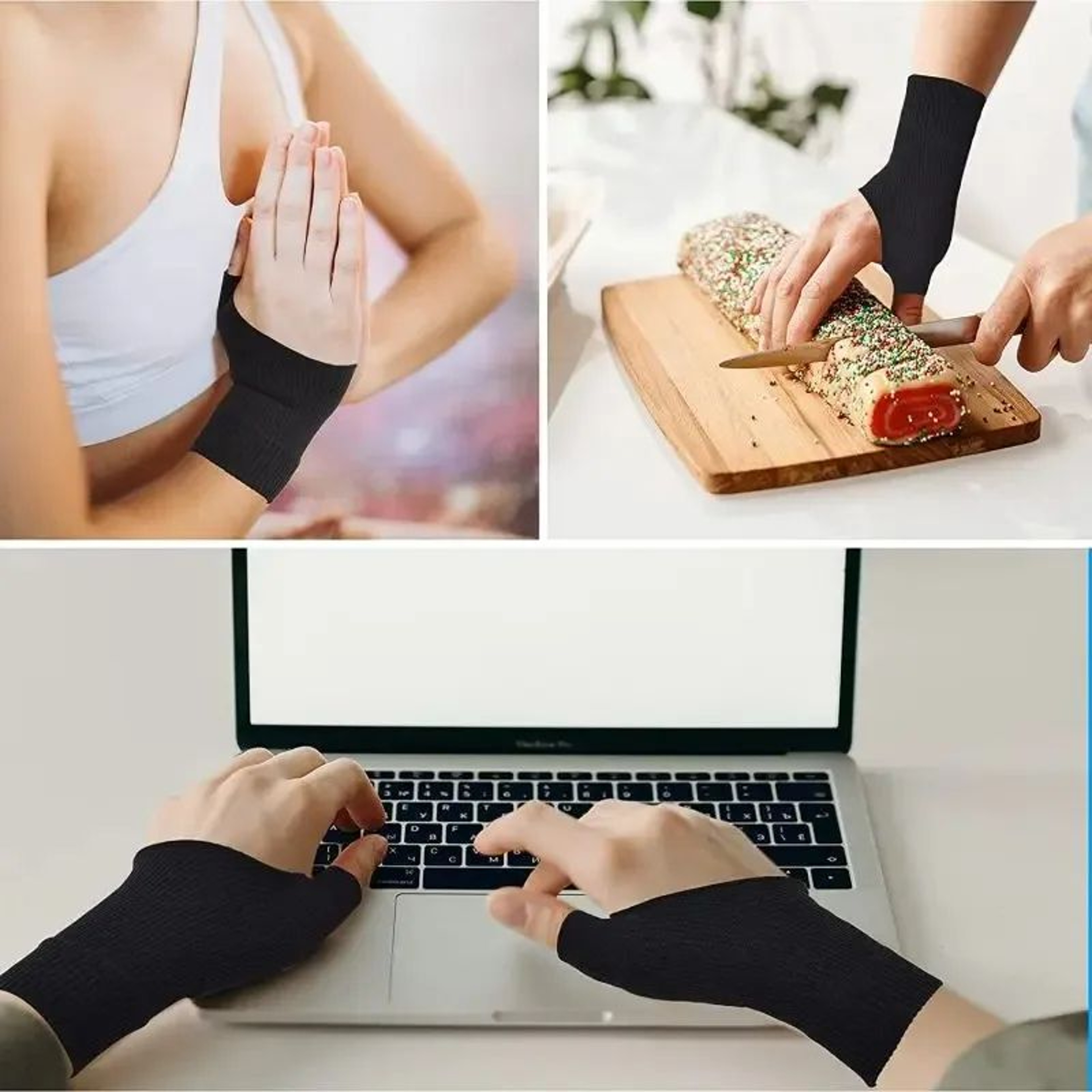 Wrist Thumb Compression Brace With Gel Support Pad 8