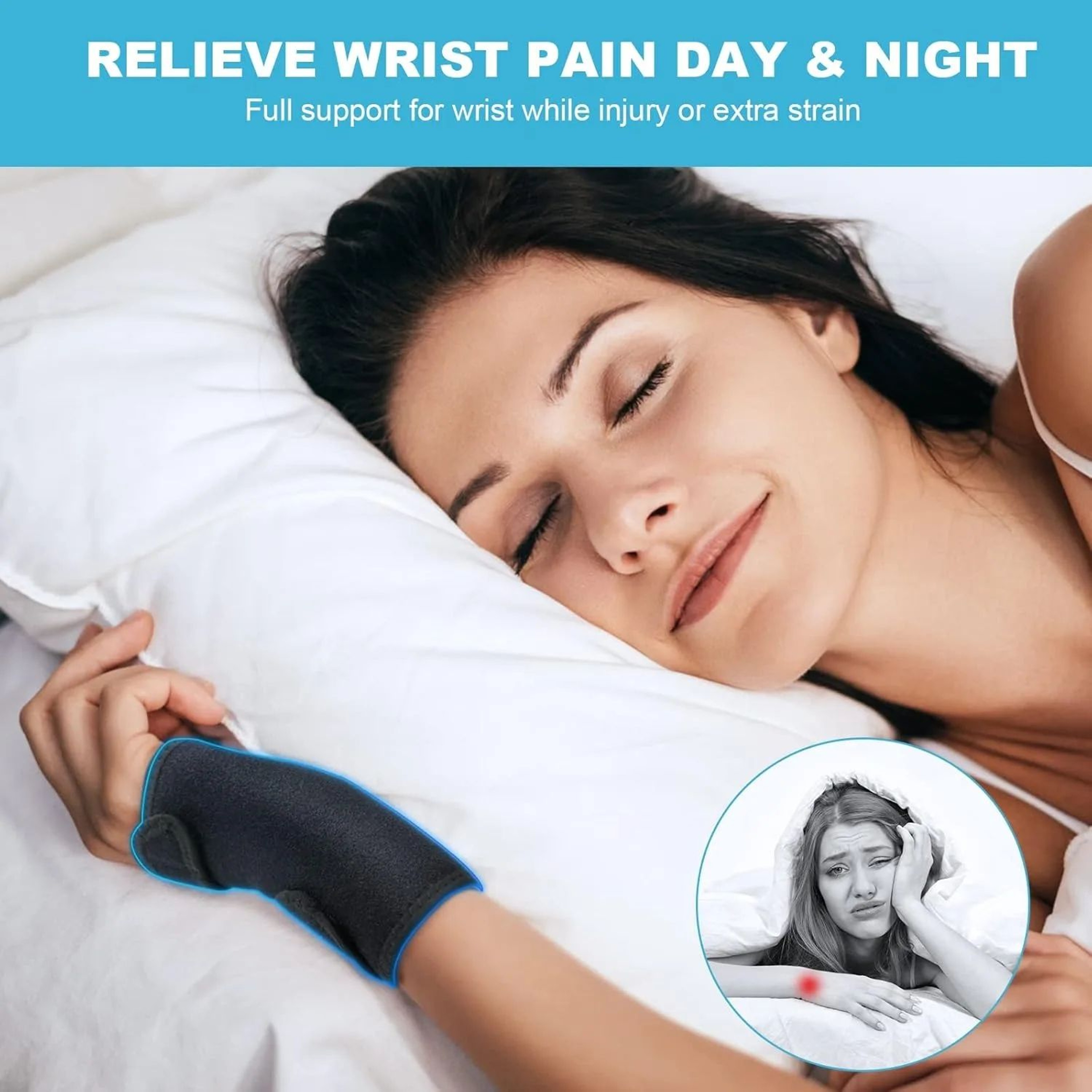 Adjustable Wrist Brace For Left And Right Hand Support 4
