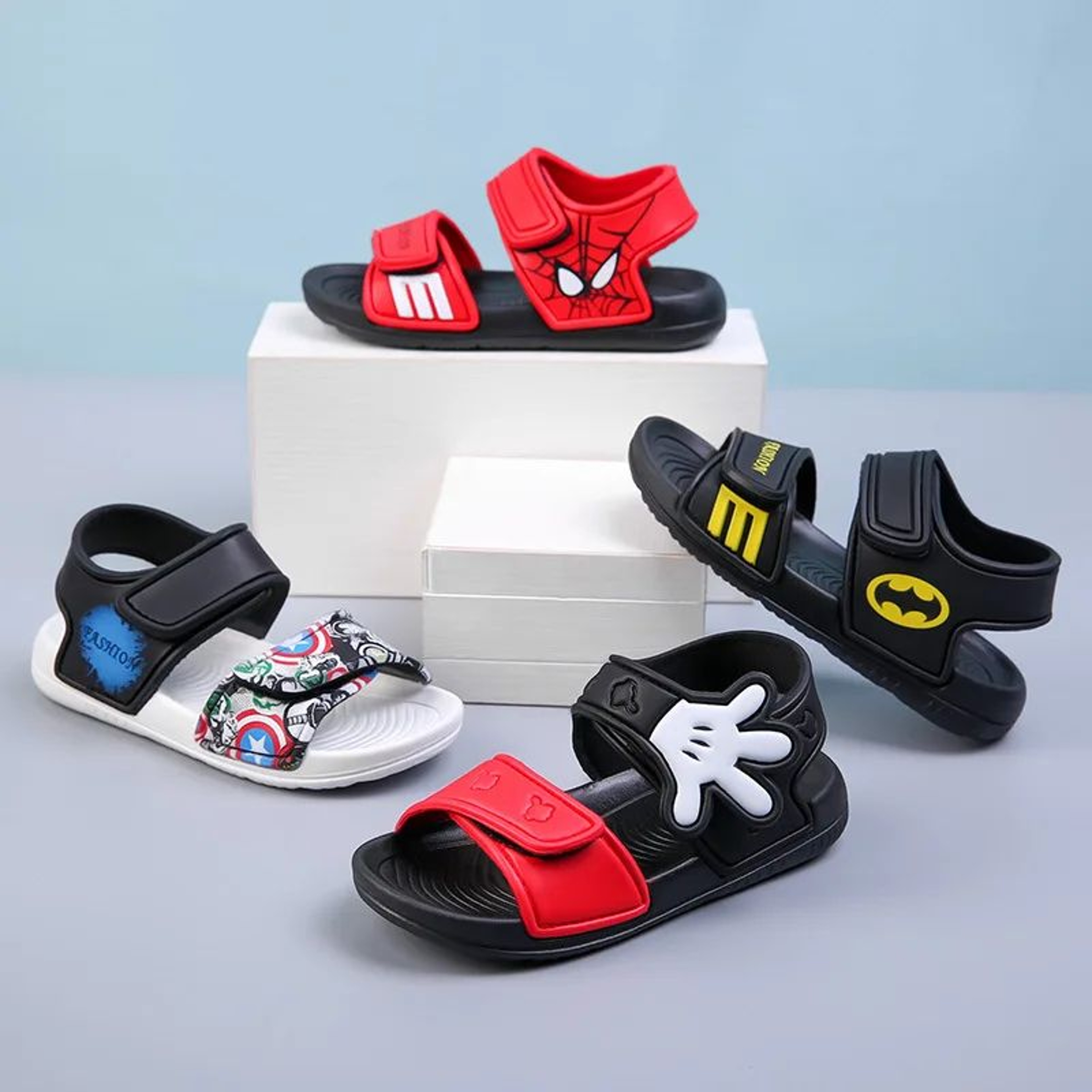Kids EVA Beach Sandals Lightweight Summer Slip On Shoes 0