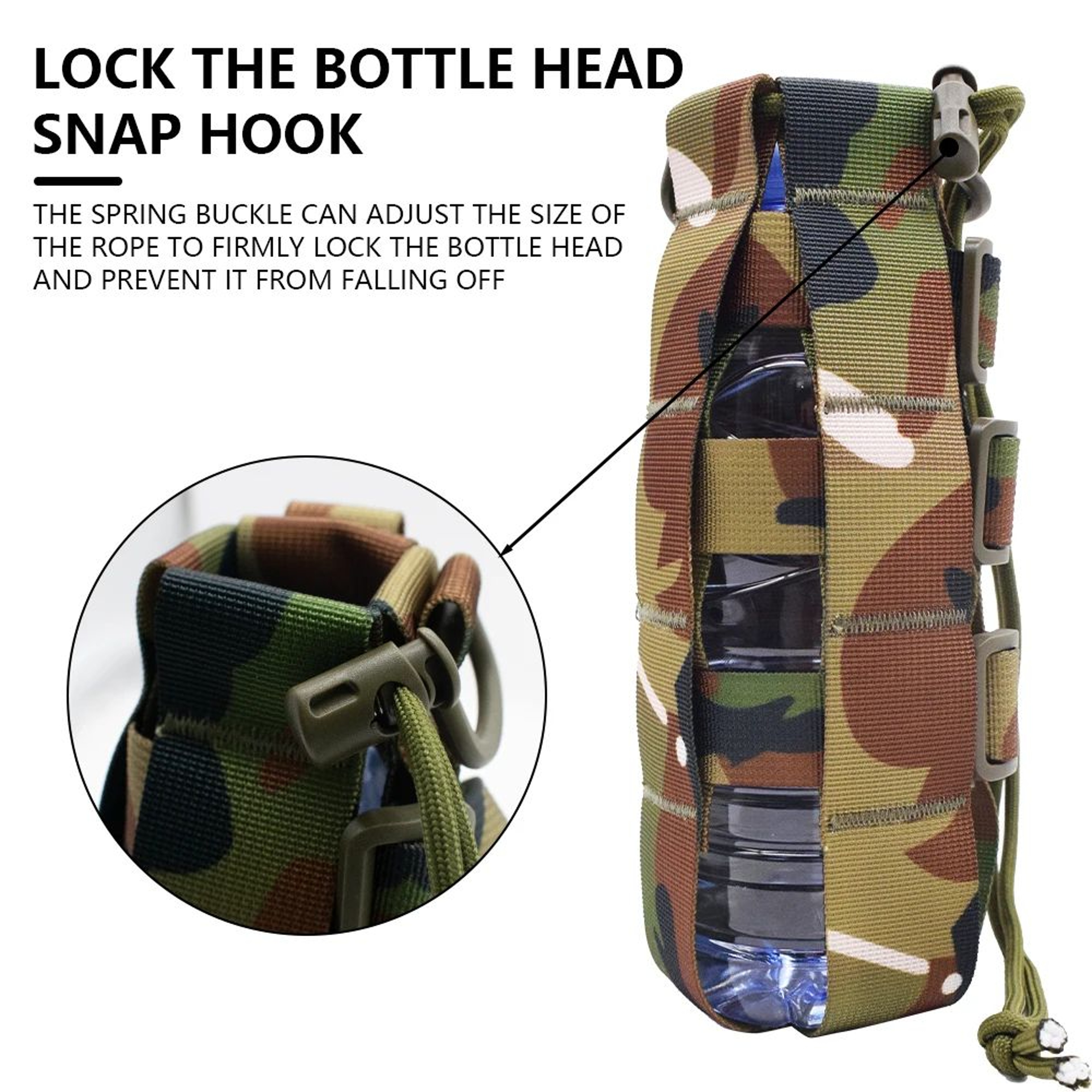 Tactical MOLLE Water Bottle Pouch For Hiking And Camping 1