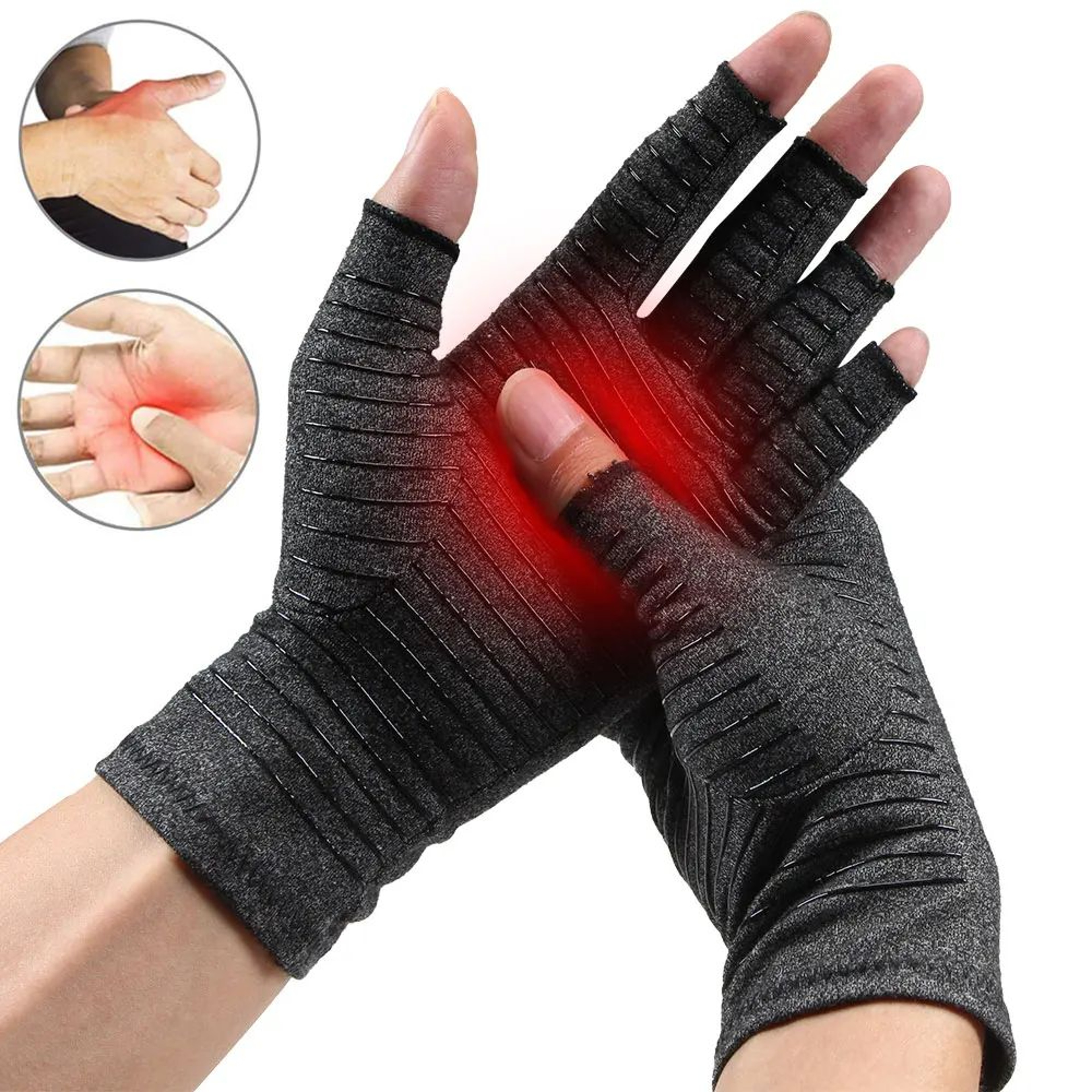 Copper Compression Arthritis Gloves For Hand Support Pain Relief 7