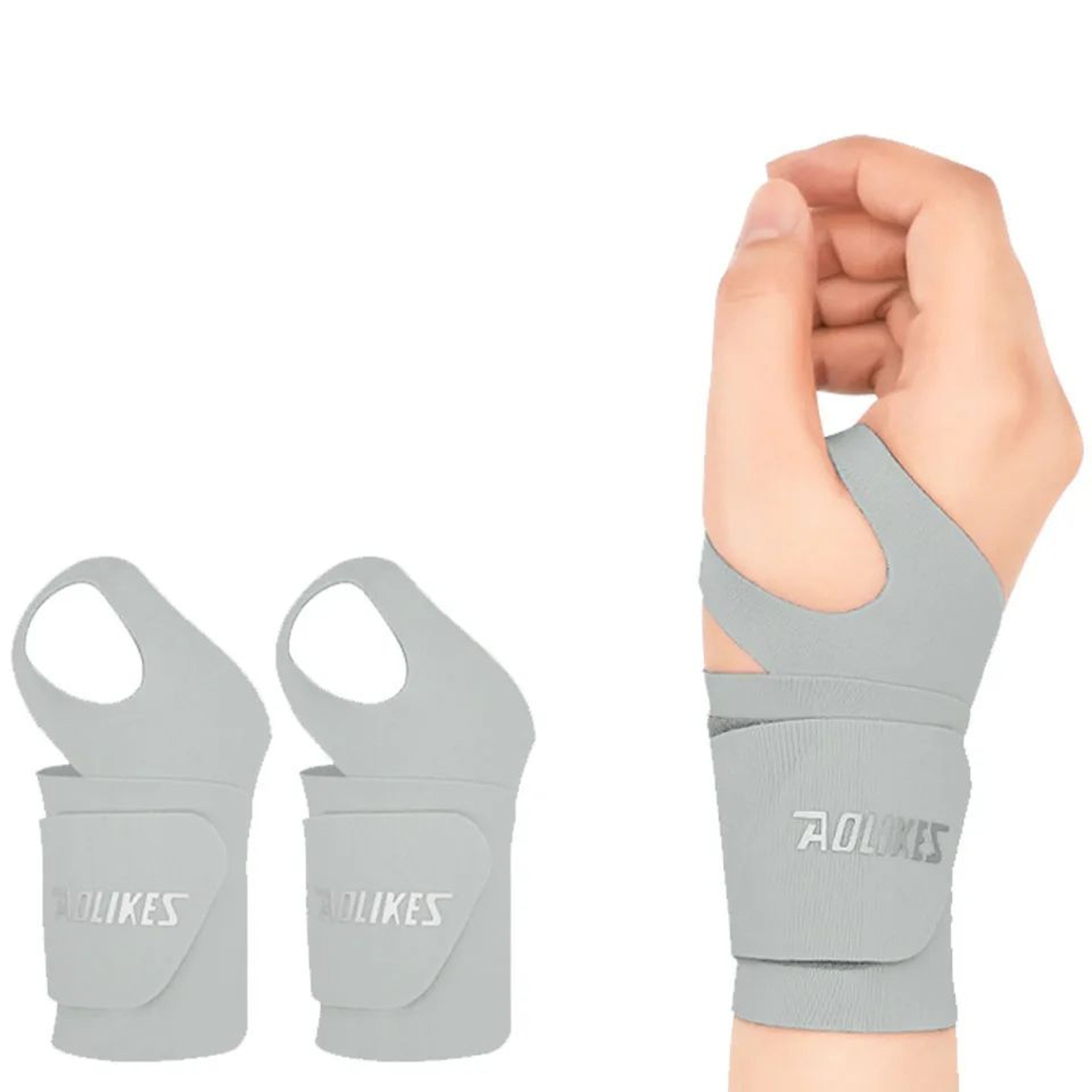 AOLIKES Ultra Thin Adjustable Wrist Support Brace 10