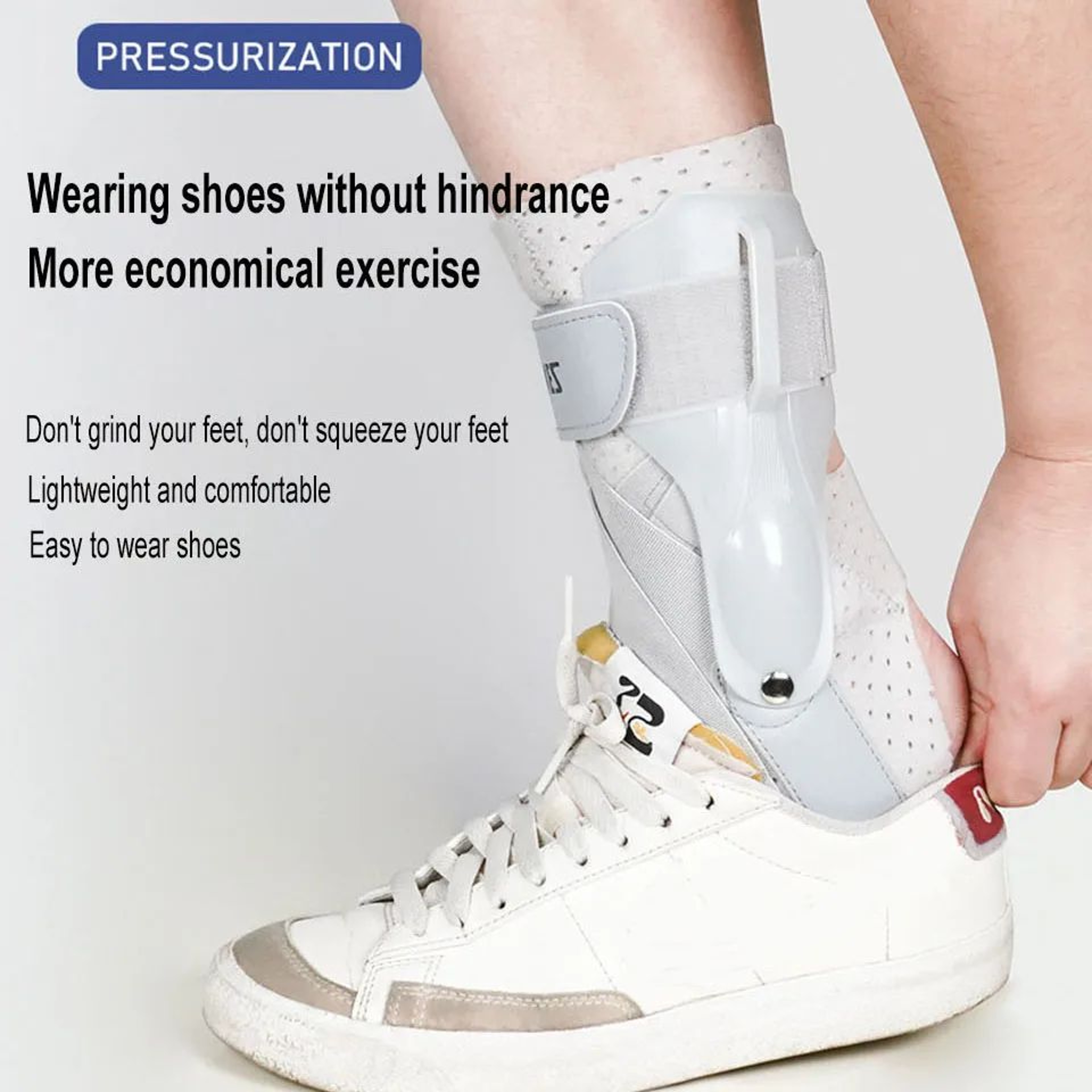 AOLIKES Sports Ankle Compression Support Sleeve 4