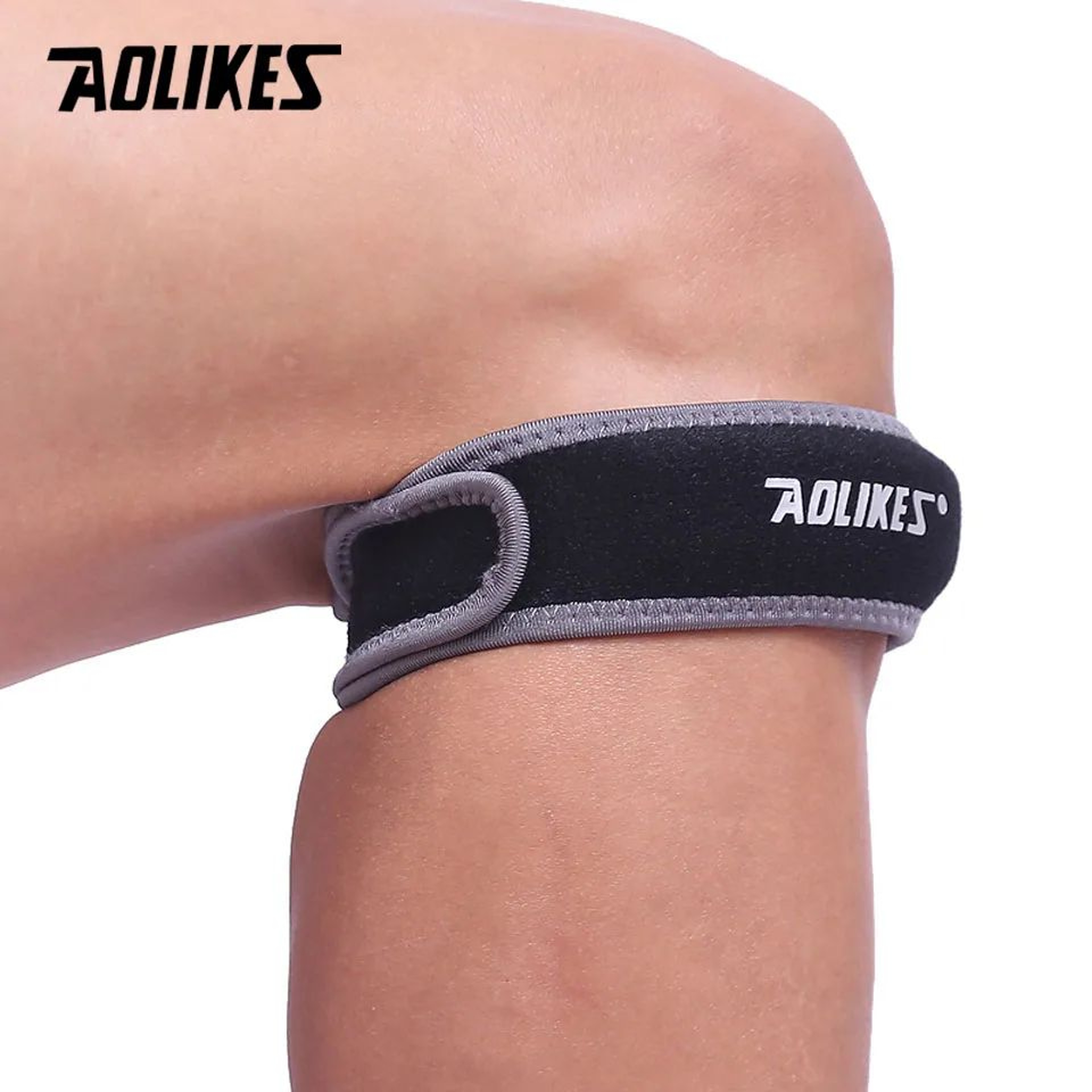 AOLIKES Adjustable Patella Knee Support Strap With Neoprene Cushion 5