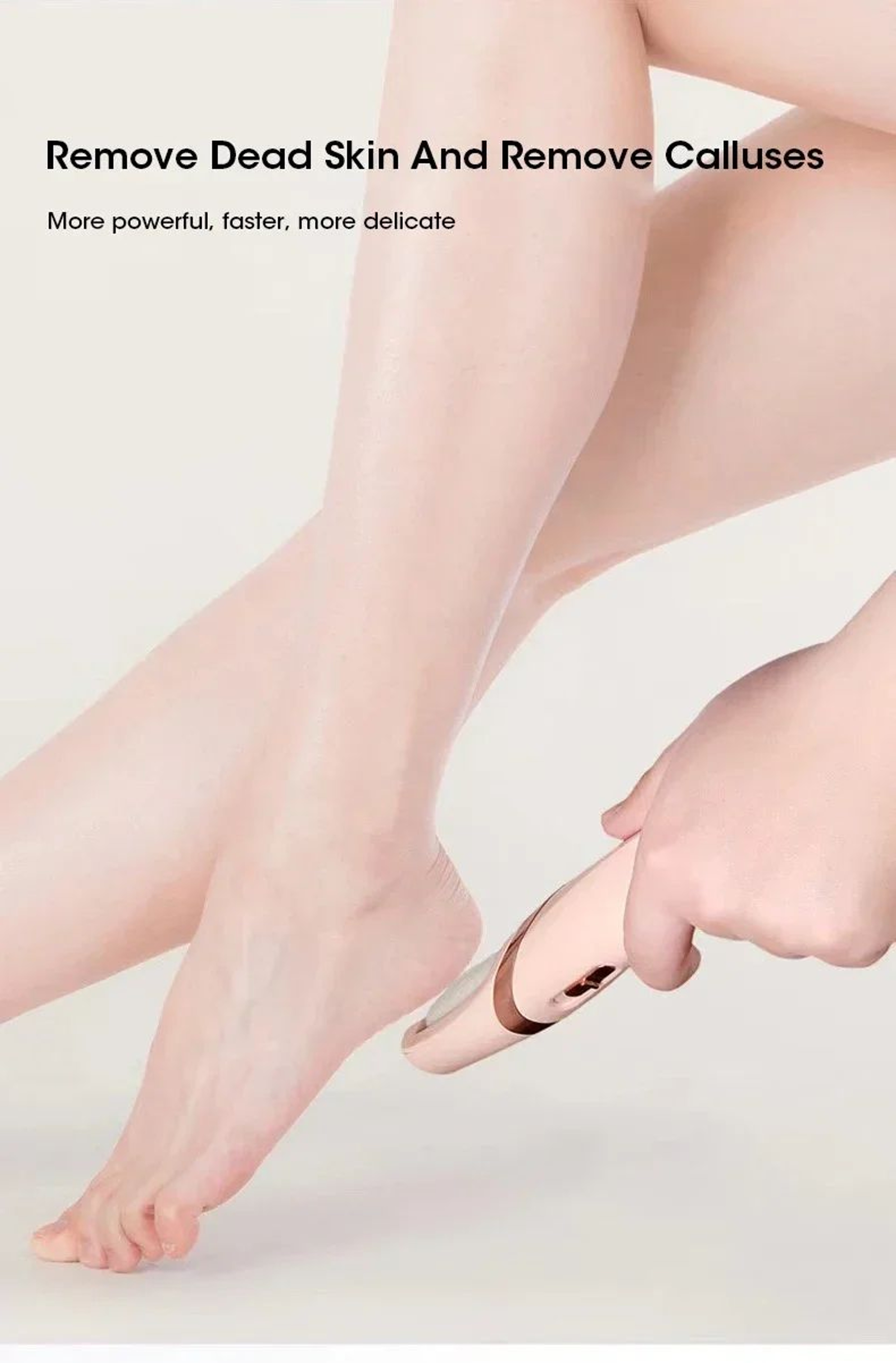 USB Rechargeable Electric Foot Callus Remover Pedicure Tool 8
