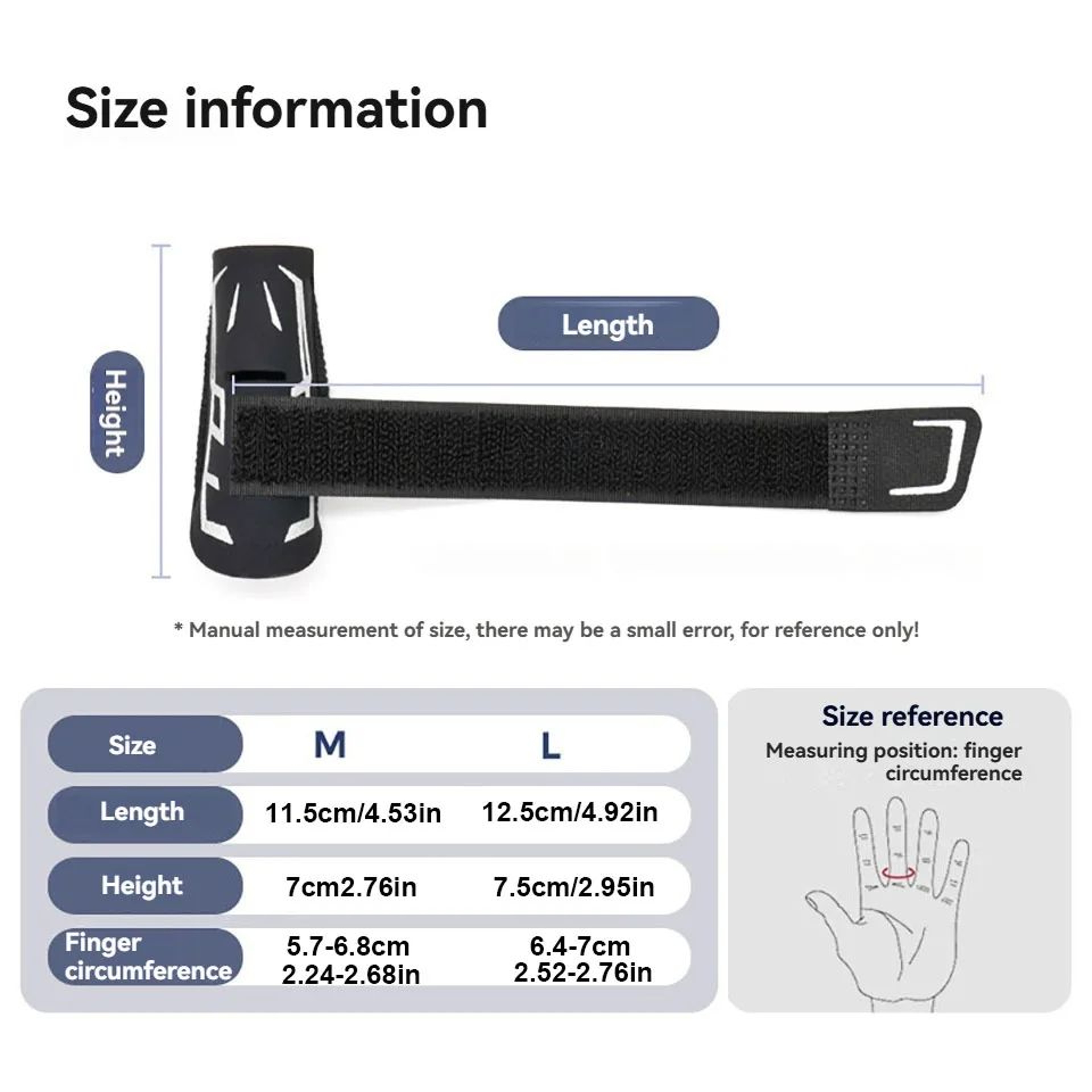 AOLIKES Adjustable Finger and Thumb Splint Support Brace – view 7
