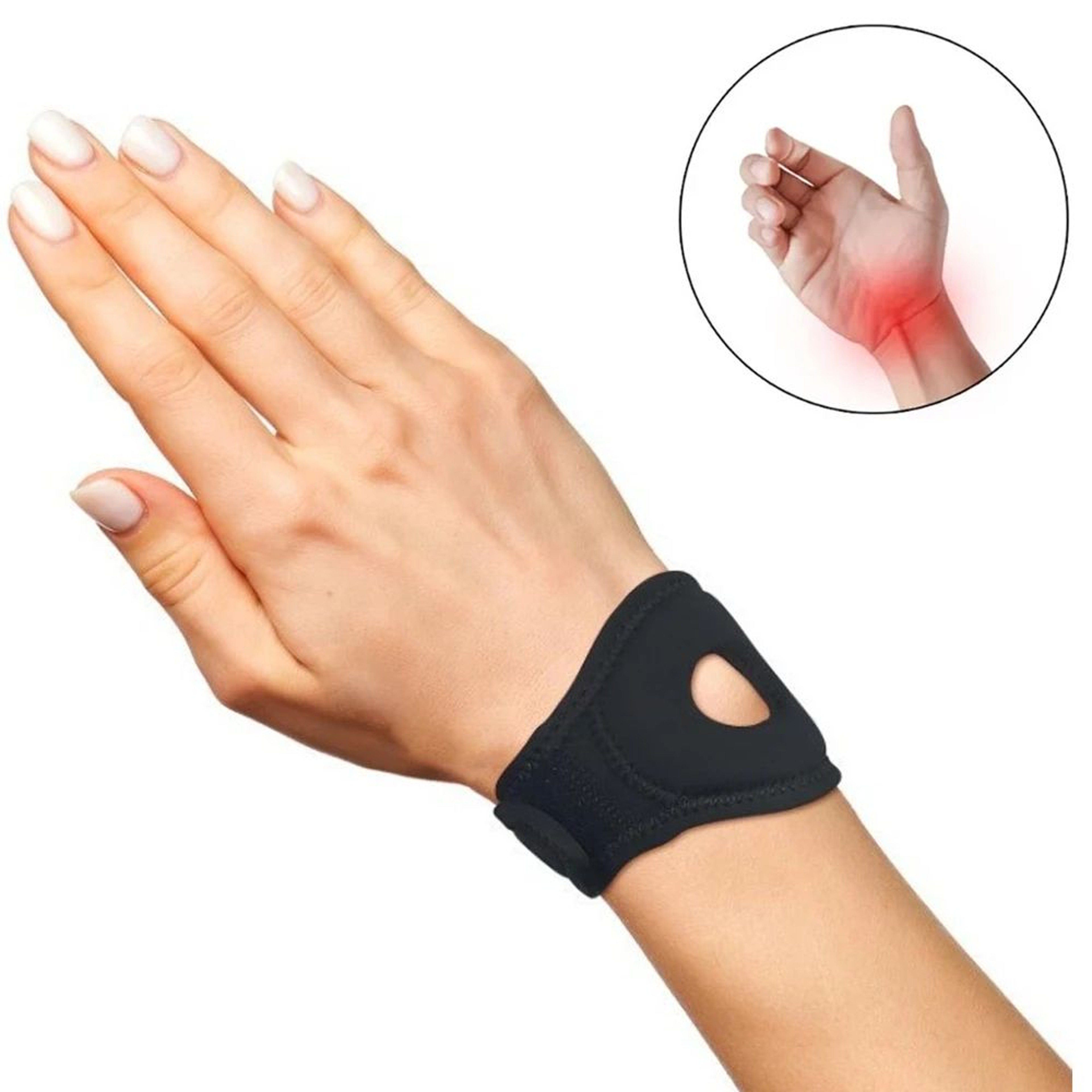 Adjustable TFCC Wrist Brace With Ring Pad For Left And Right Hand 6