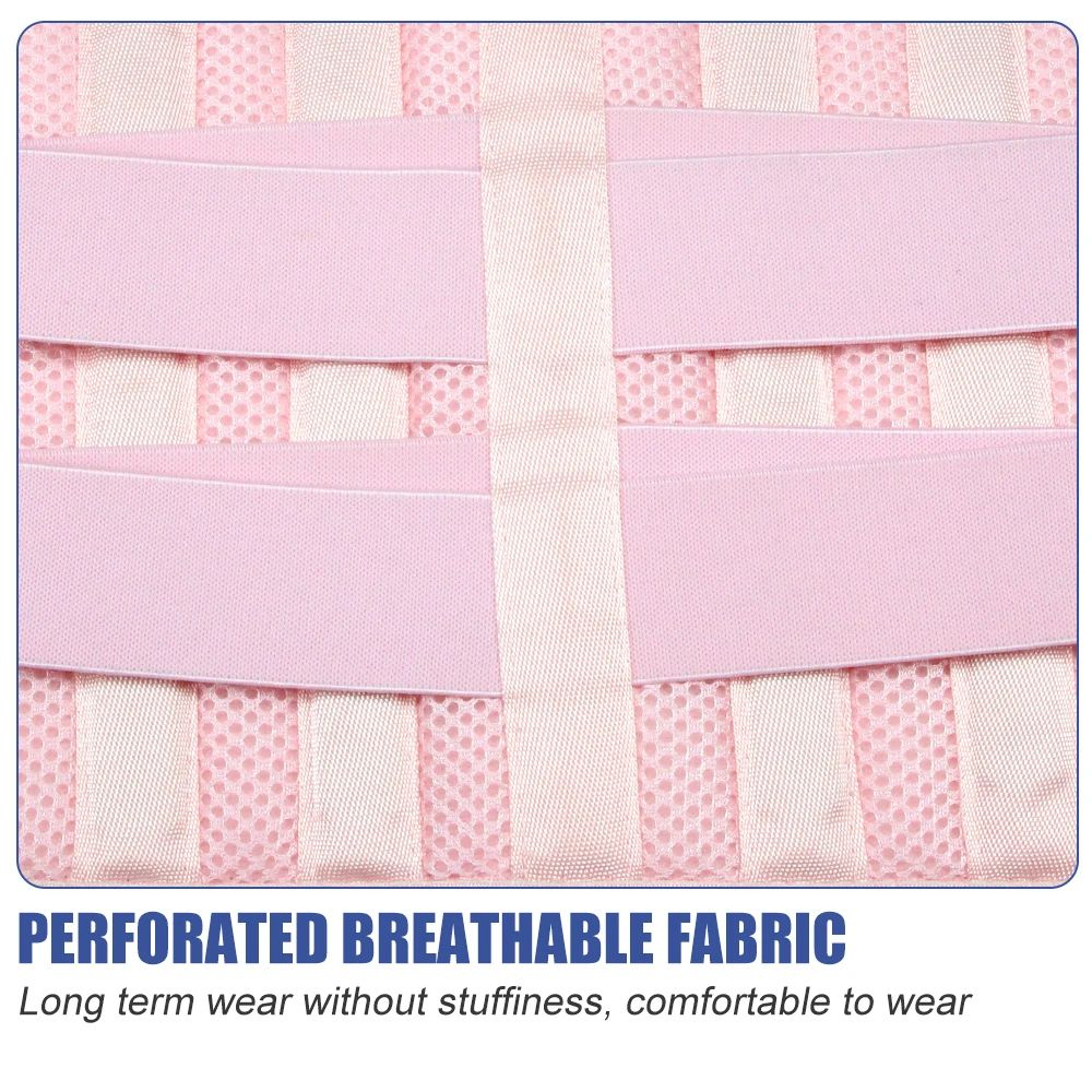 Breathable Lumbar Back Brace With Adjustable Support Straps 9