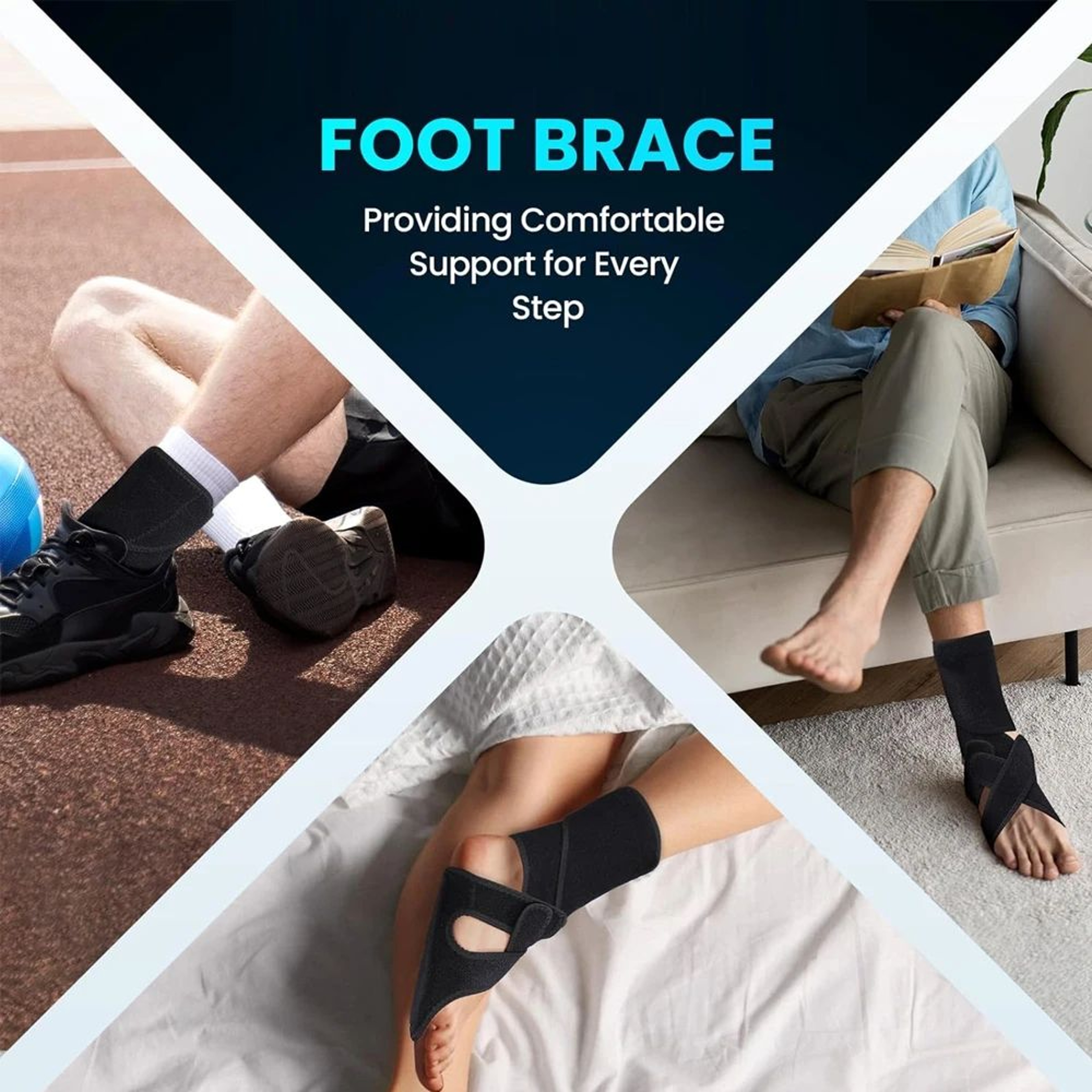 Adjustable AFO Foot Drop Brace For Walking And Ankle Support 6