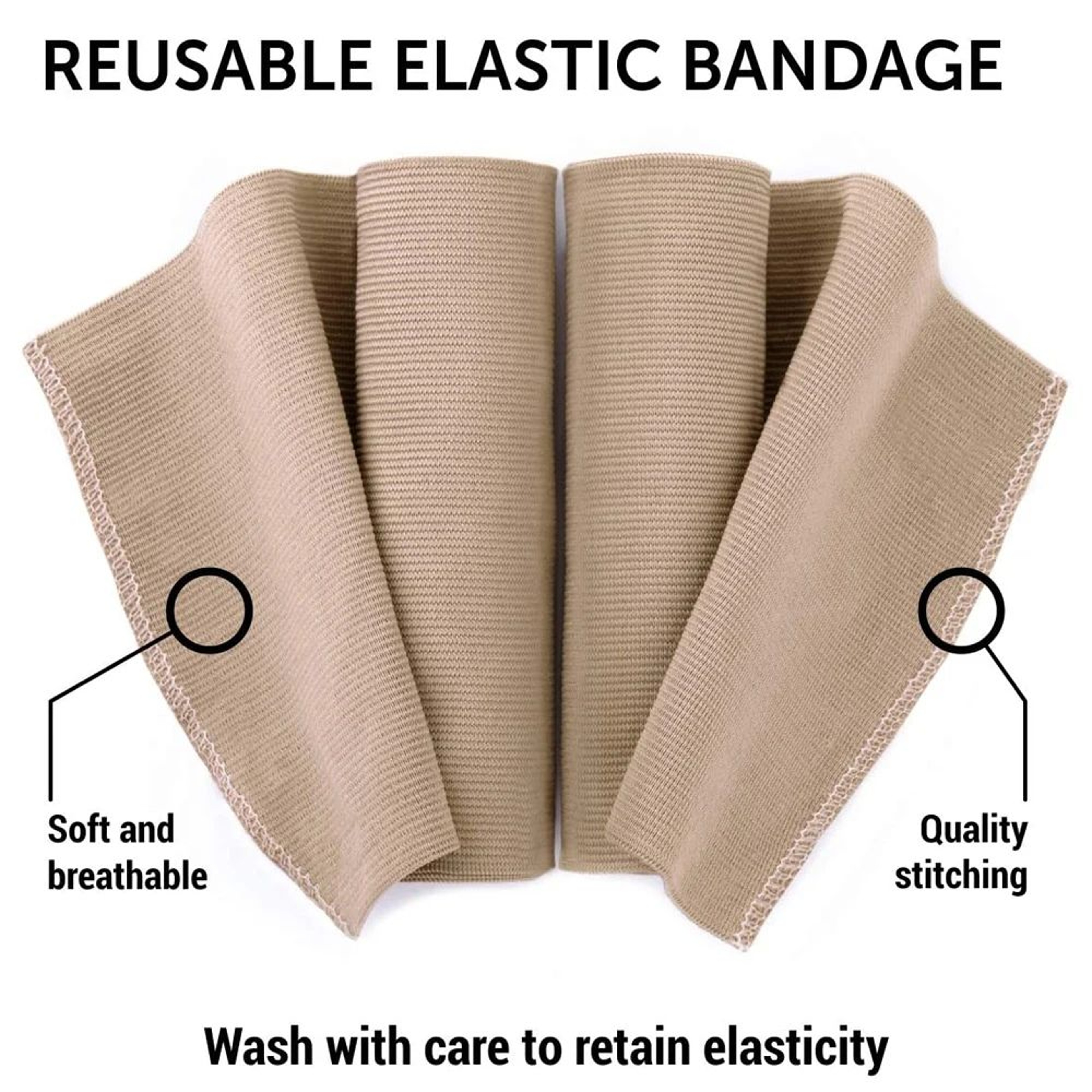 Premium Elastic Compression Bandage Wrap For Joint Support 3