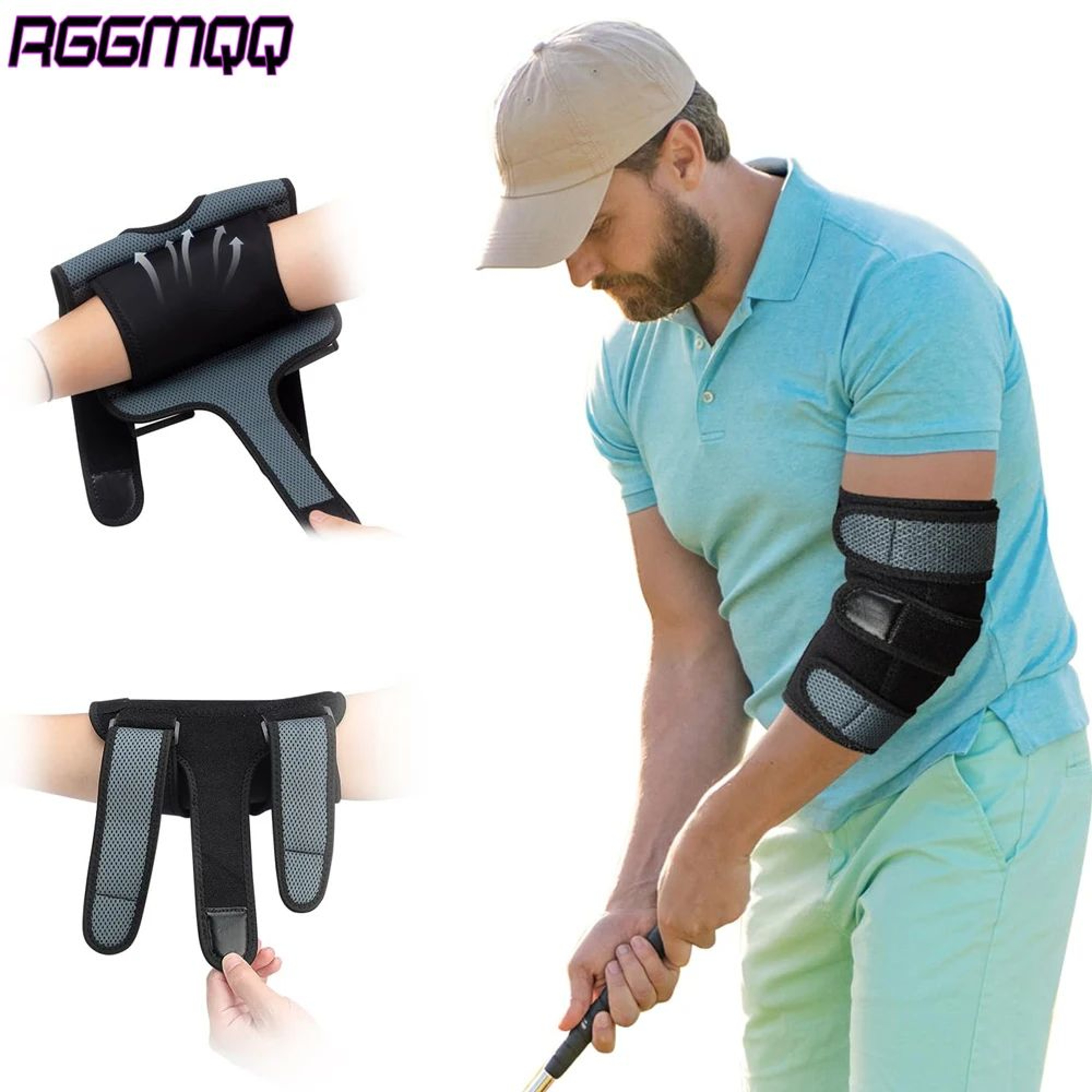 Adjustable Elbow Brace With Removable Splints For Joint Support 0