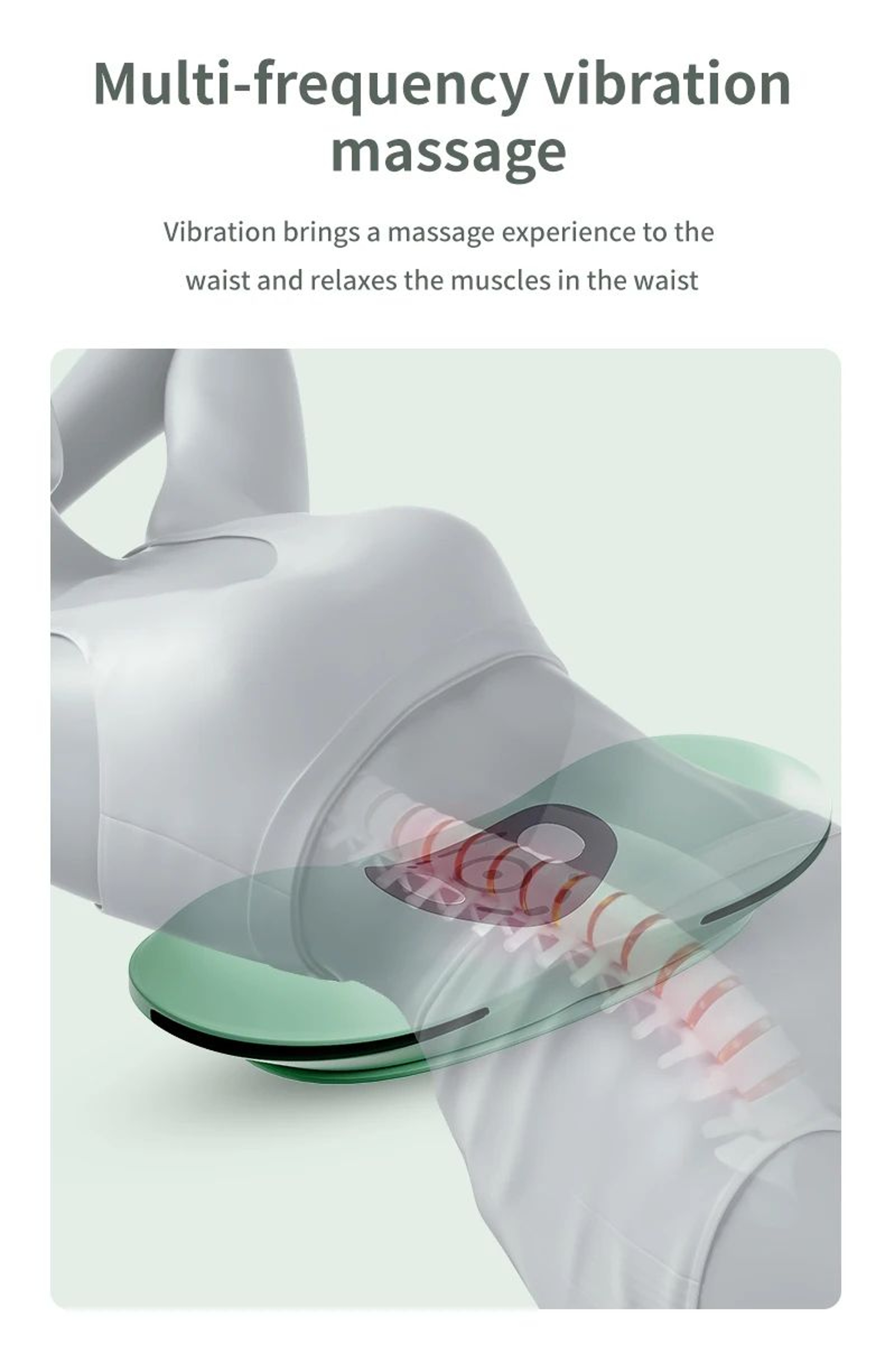 Electric Lumbar Traction Back Massager With Heat 7