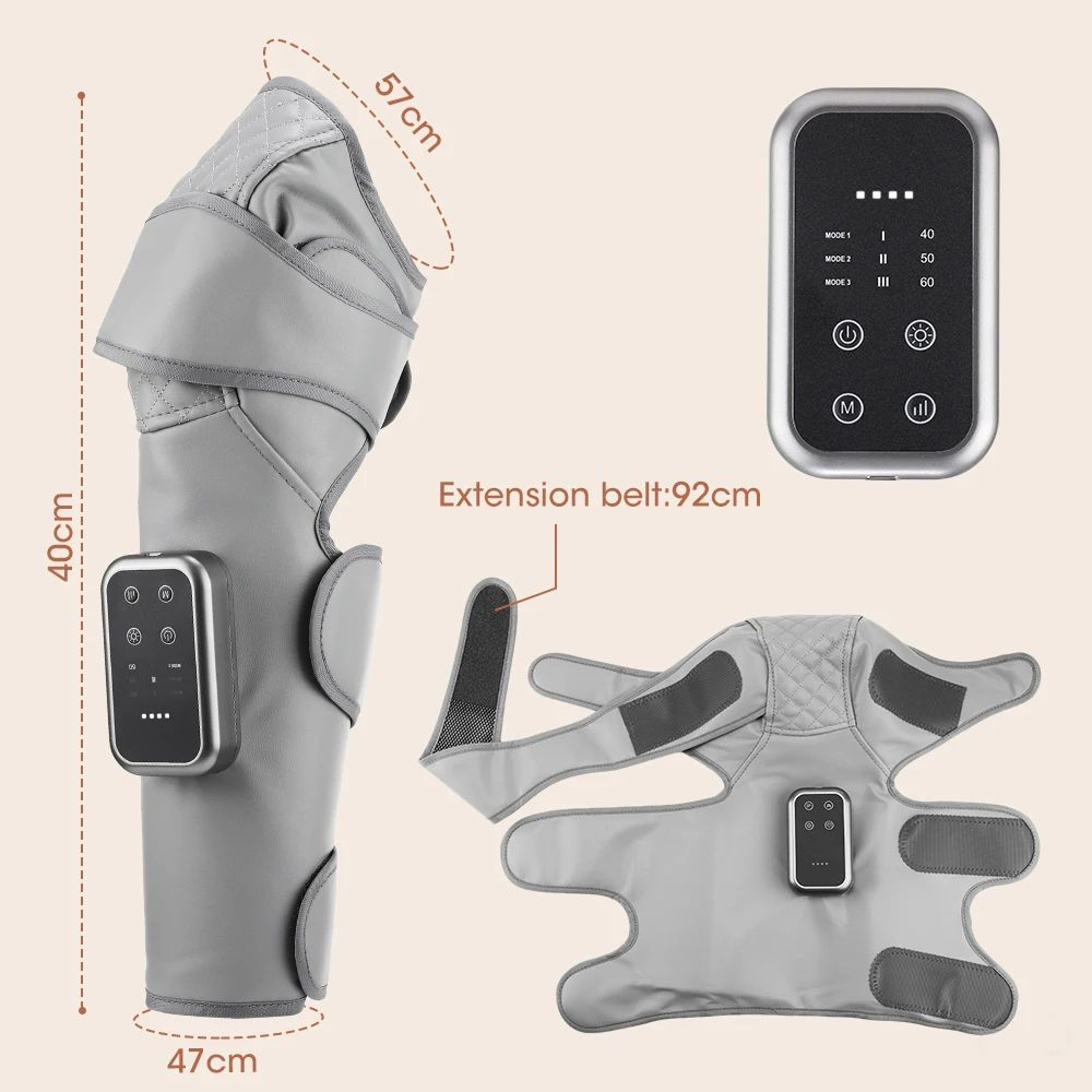 360 Full Leg And Knee Air Compression Massager With Heat 8
