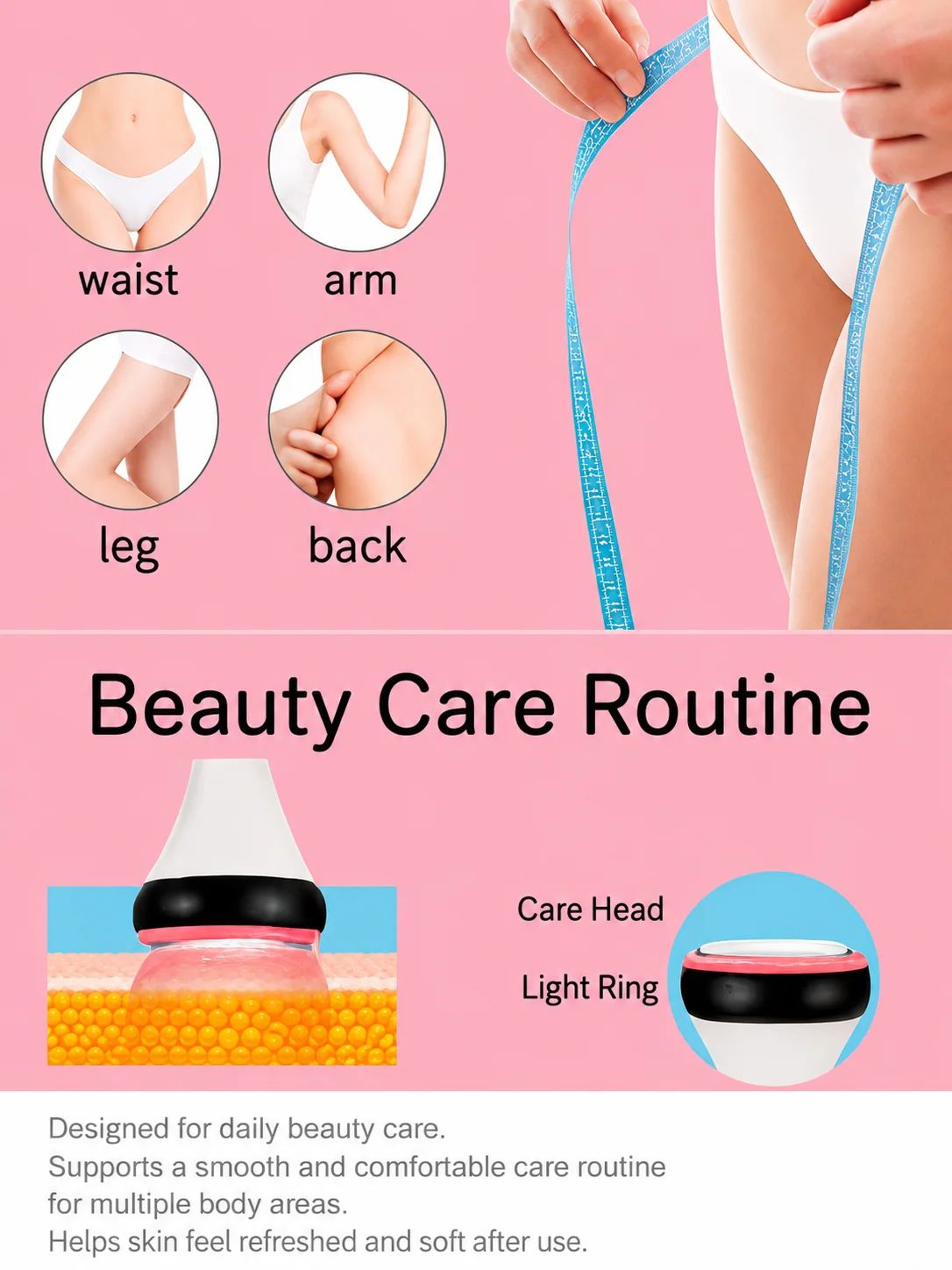 80KHz Ultrasonic Cavitation Body Massage Beauty Machine For Home Spa 6