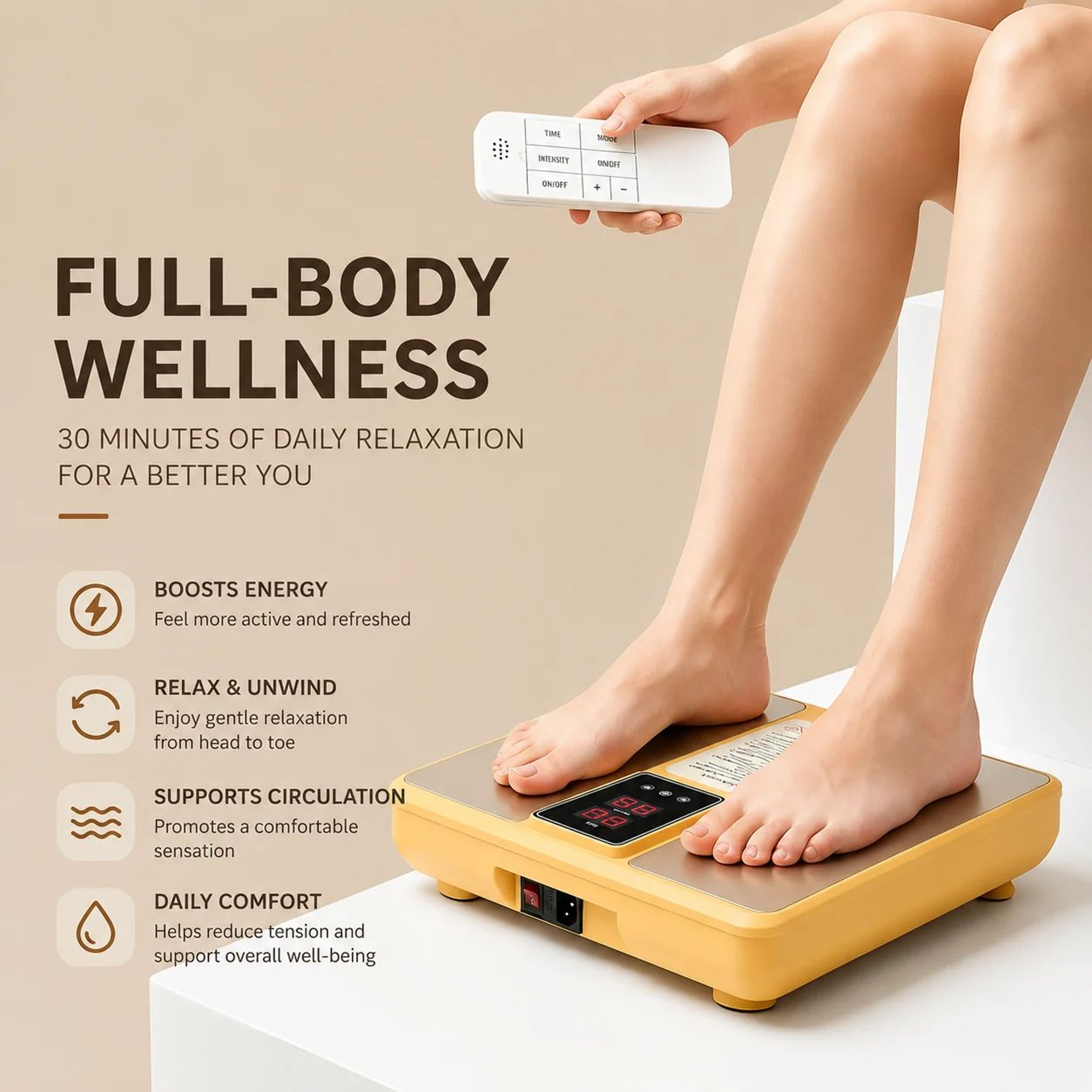 Terahertz Foot Massage Device With Warm Therapy 0