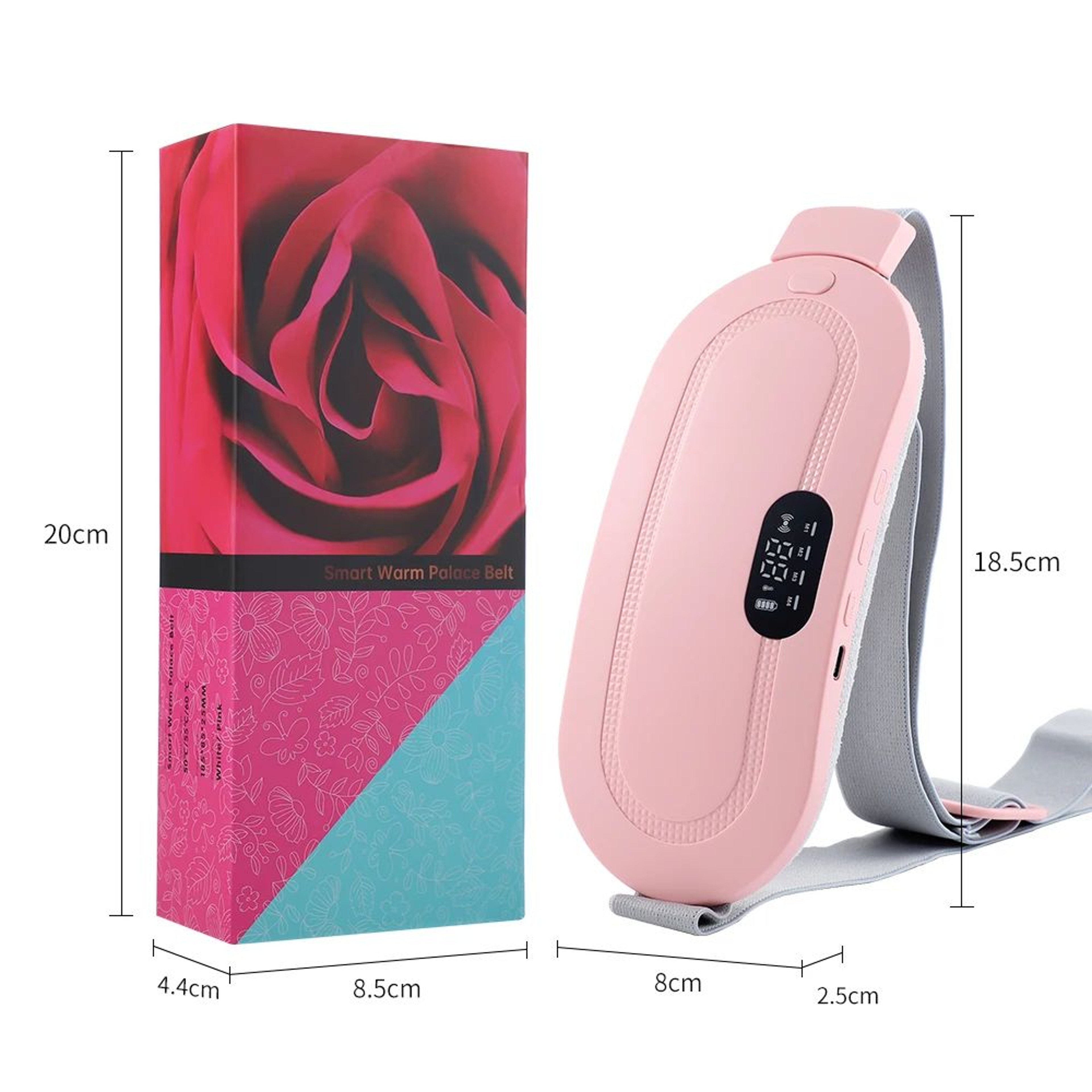 Electric Heating Belt With Vibration For Menstrual Comfort 14