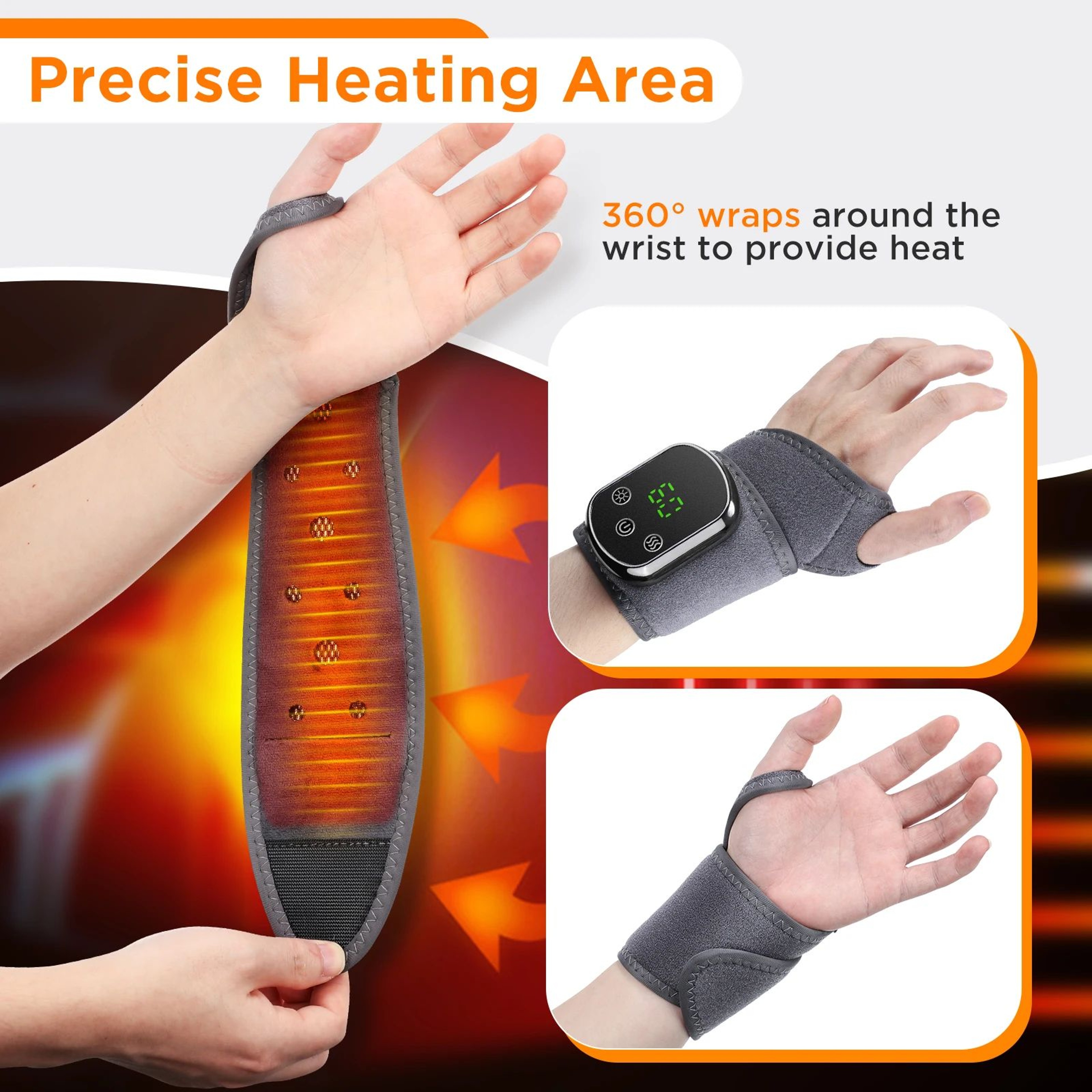 Cordless Heated Wrist And Foot Massager Wrap 3