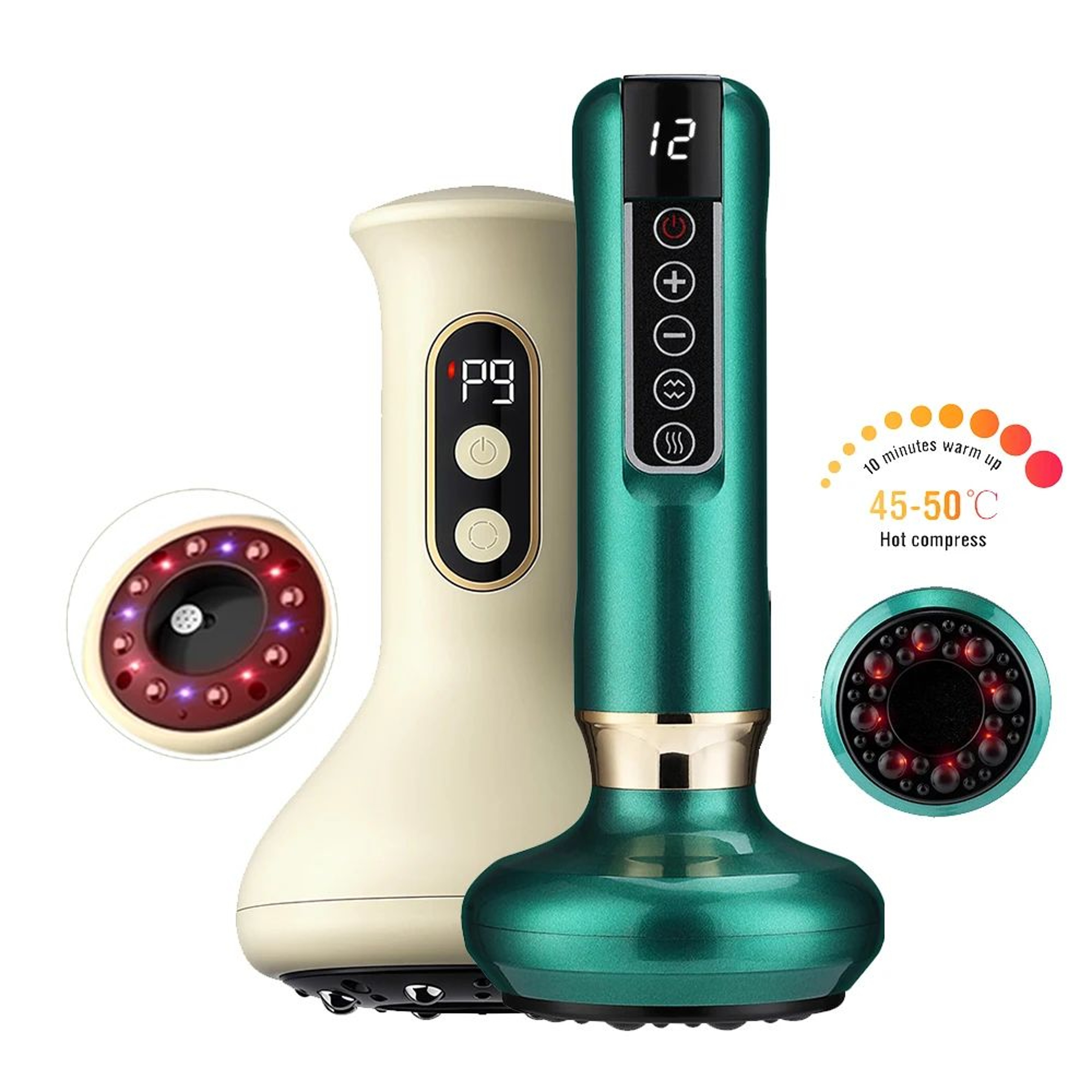 Smart Cupping Massage Machine With Heat And Red Light 0