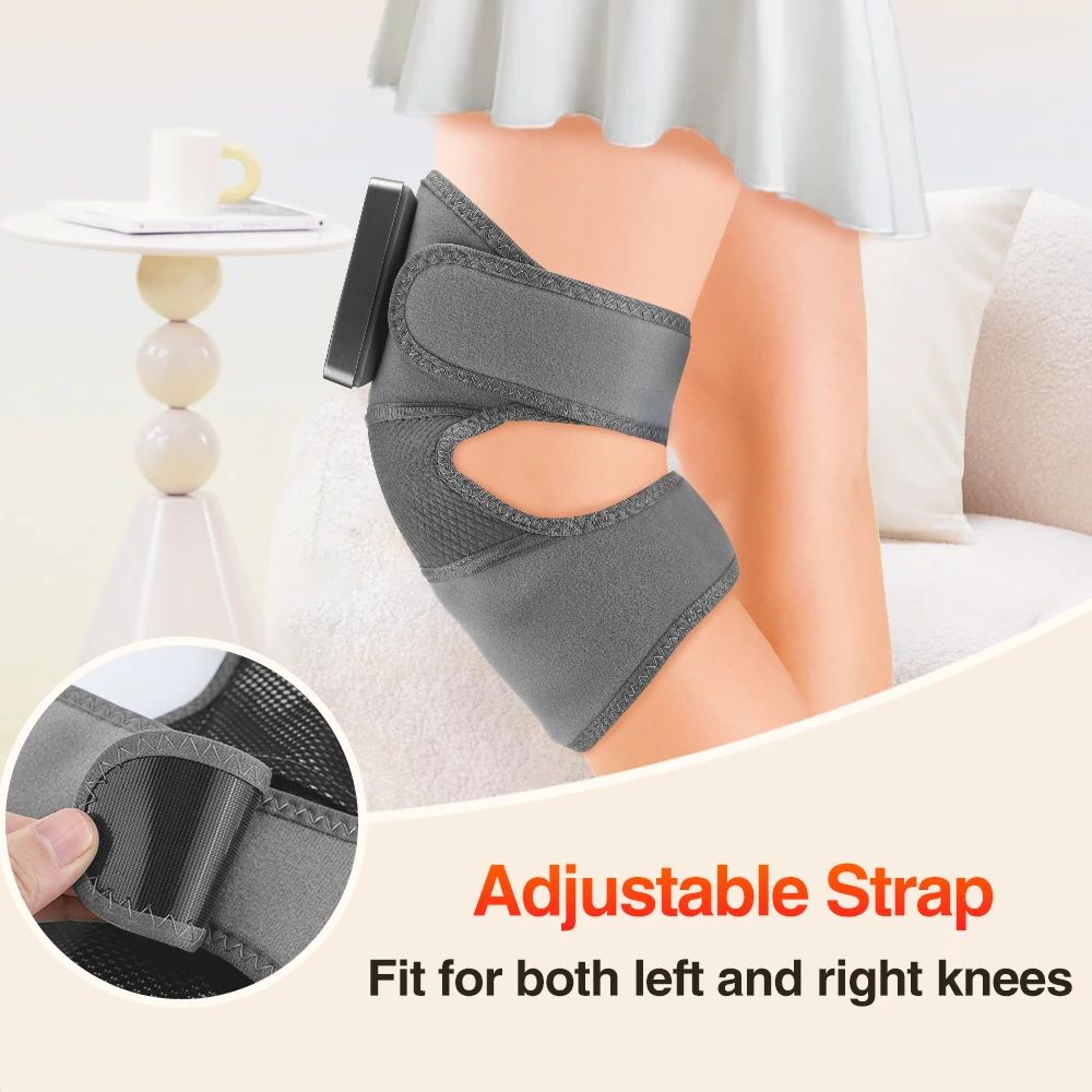 Electric Heated Knee Massager With Vibration For Joint Support 6