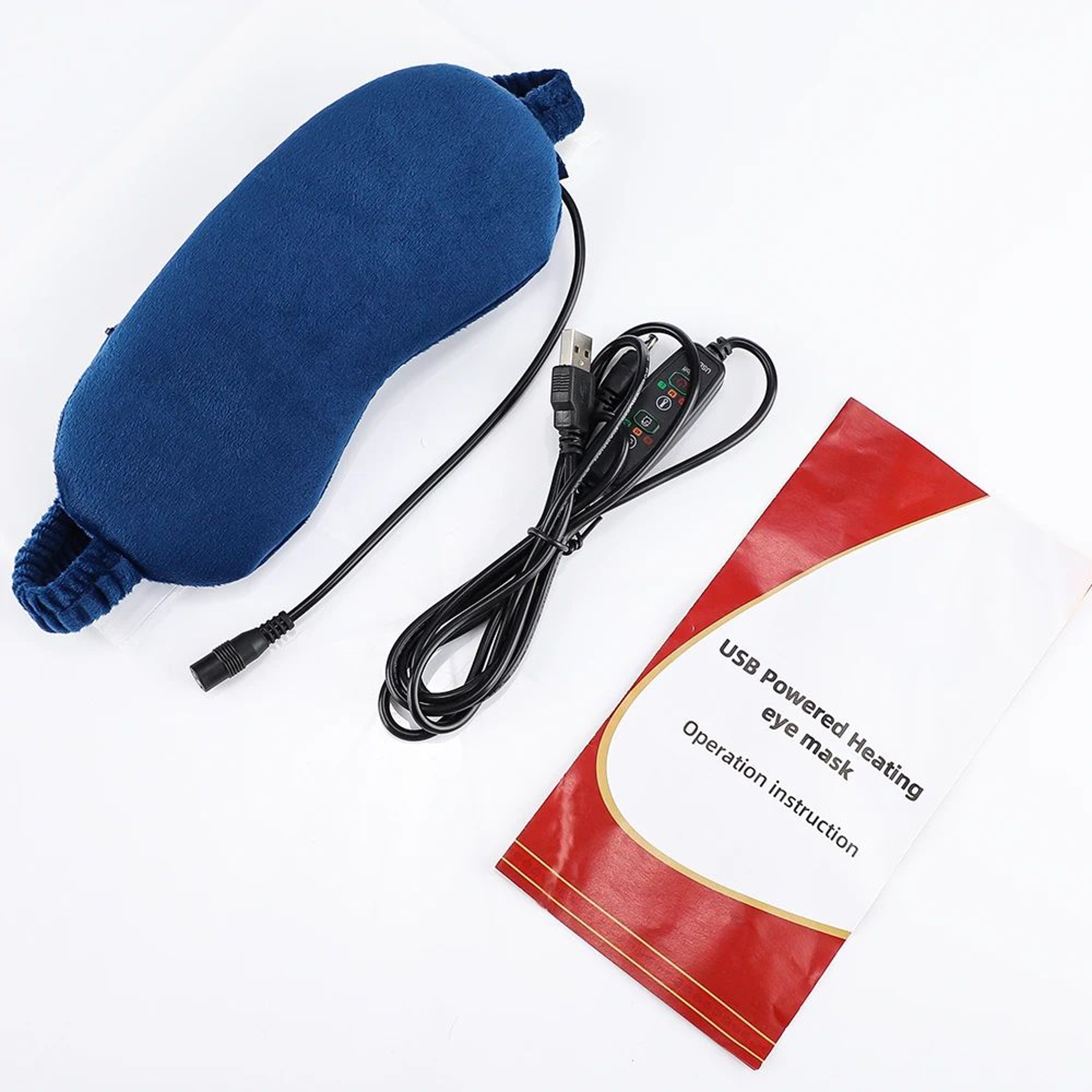 USB Heated Eye Massager With Hot Compress Sleep Mask 6