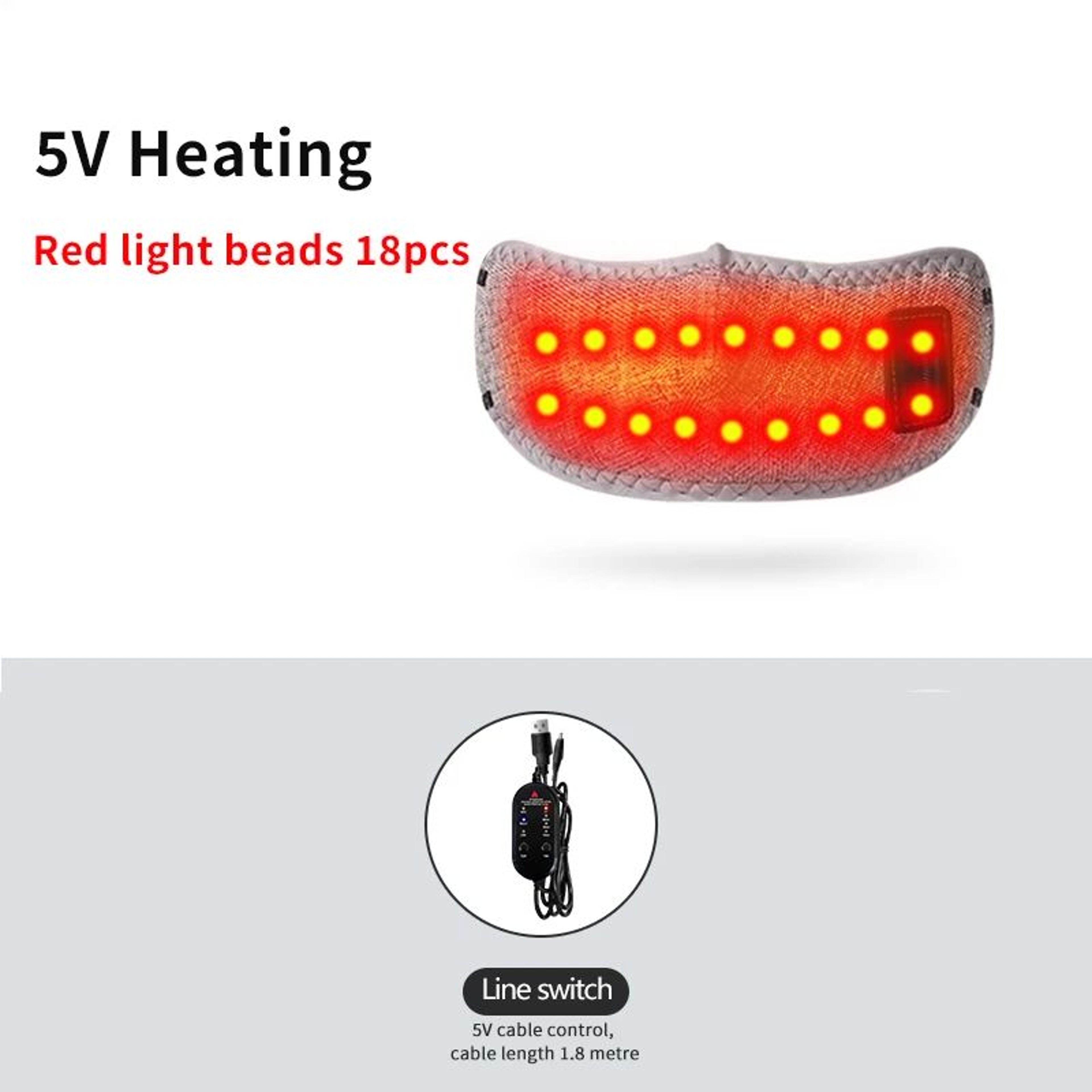 Red Light Heated Nose Warmer With Hot Compress 6