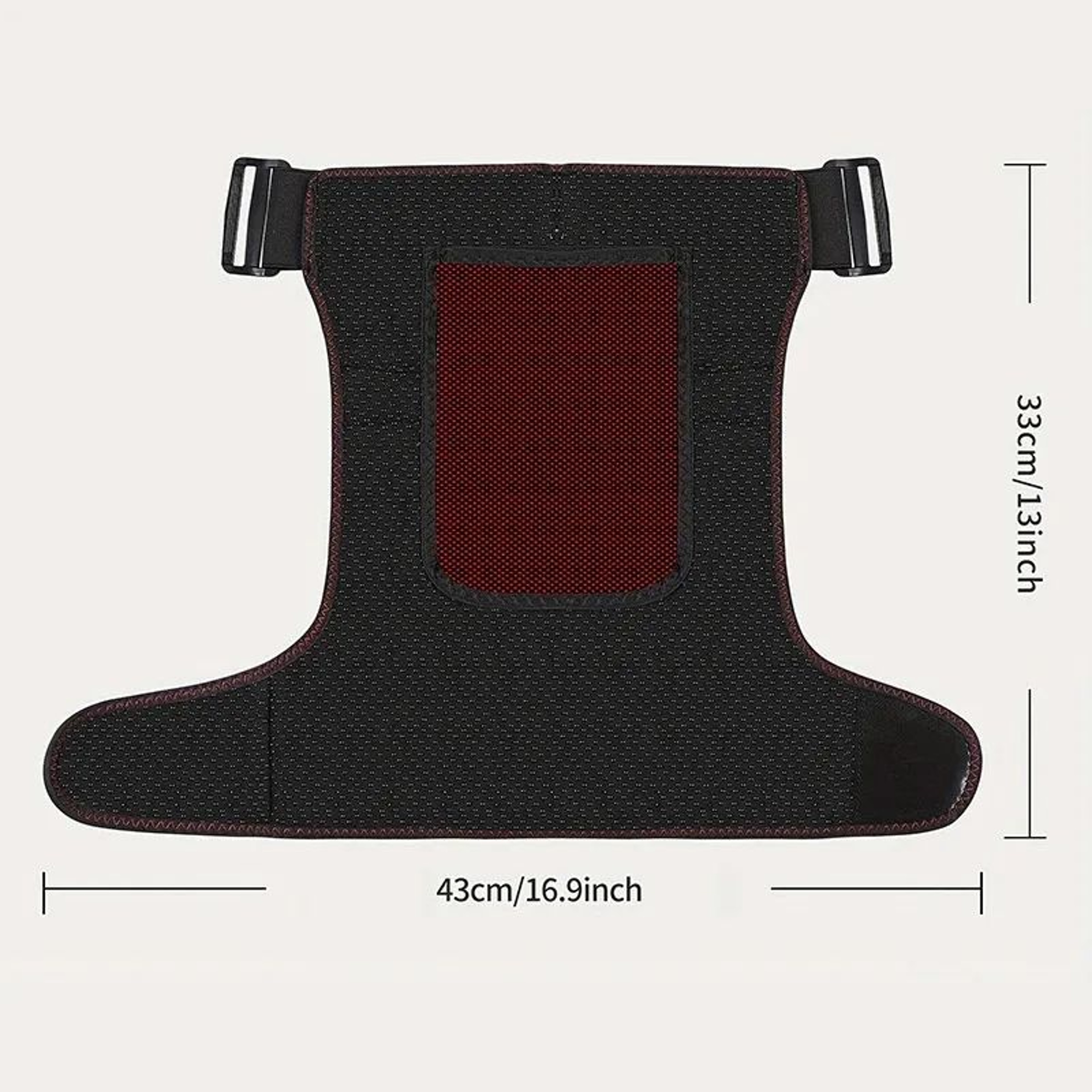 USB Heated Hip Support Brace With Adjustable Heat And Massage 5