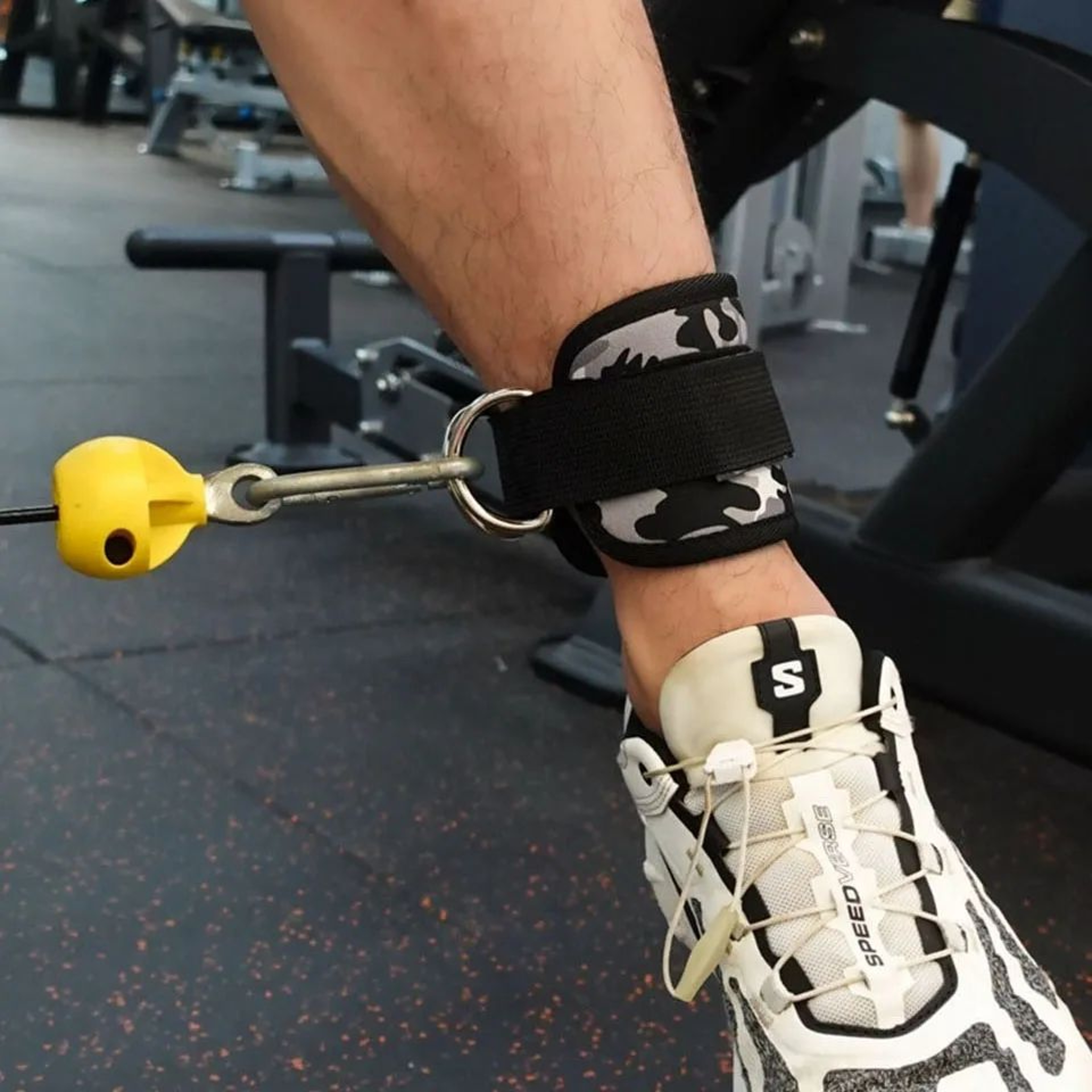 AOLIKES Padded Ankle Straps For Cable Machine Glute Workouts 5