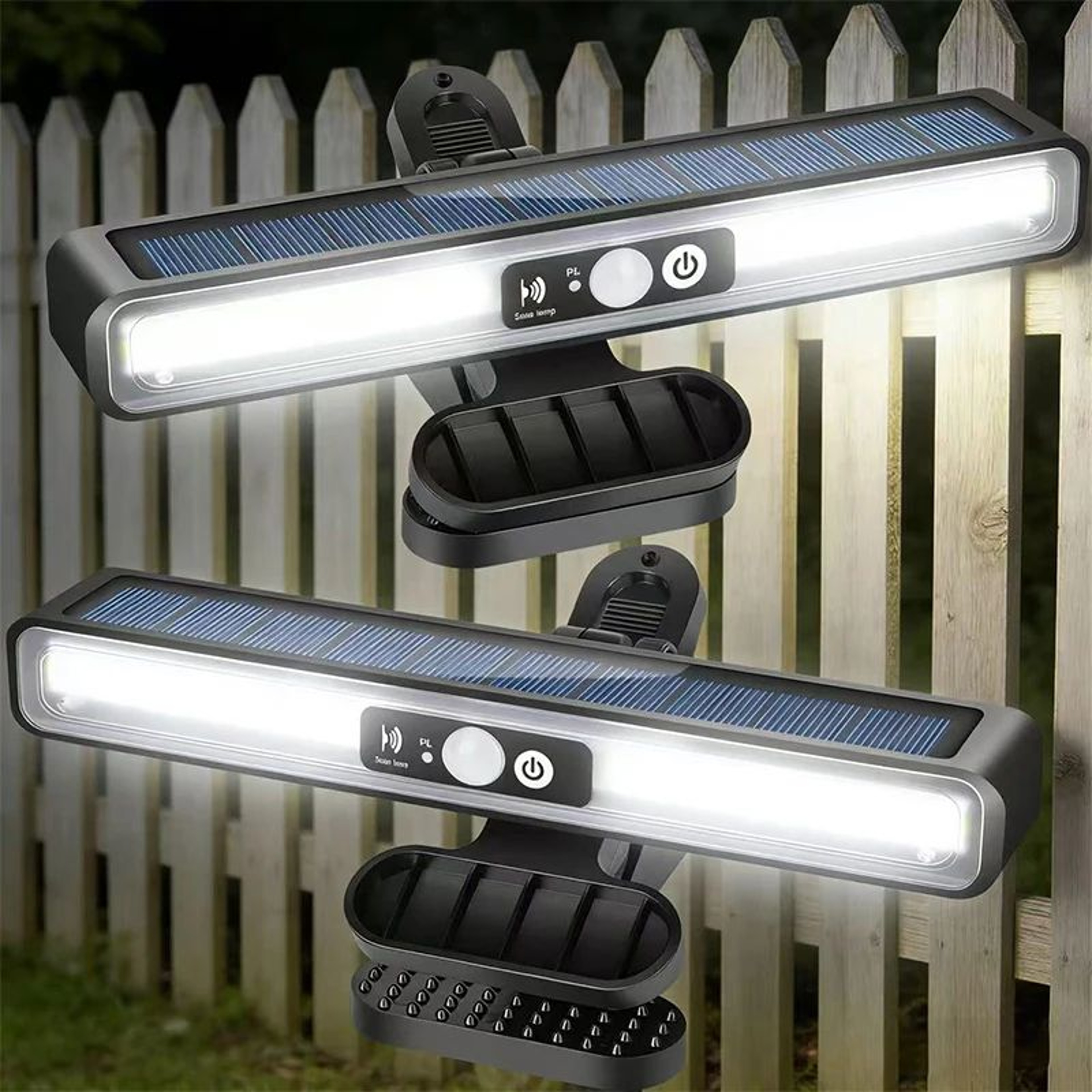 Solar Clip On Motion Sensor Garden Light With 36 LED 0