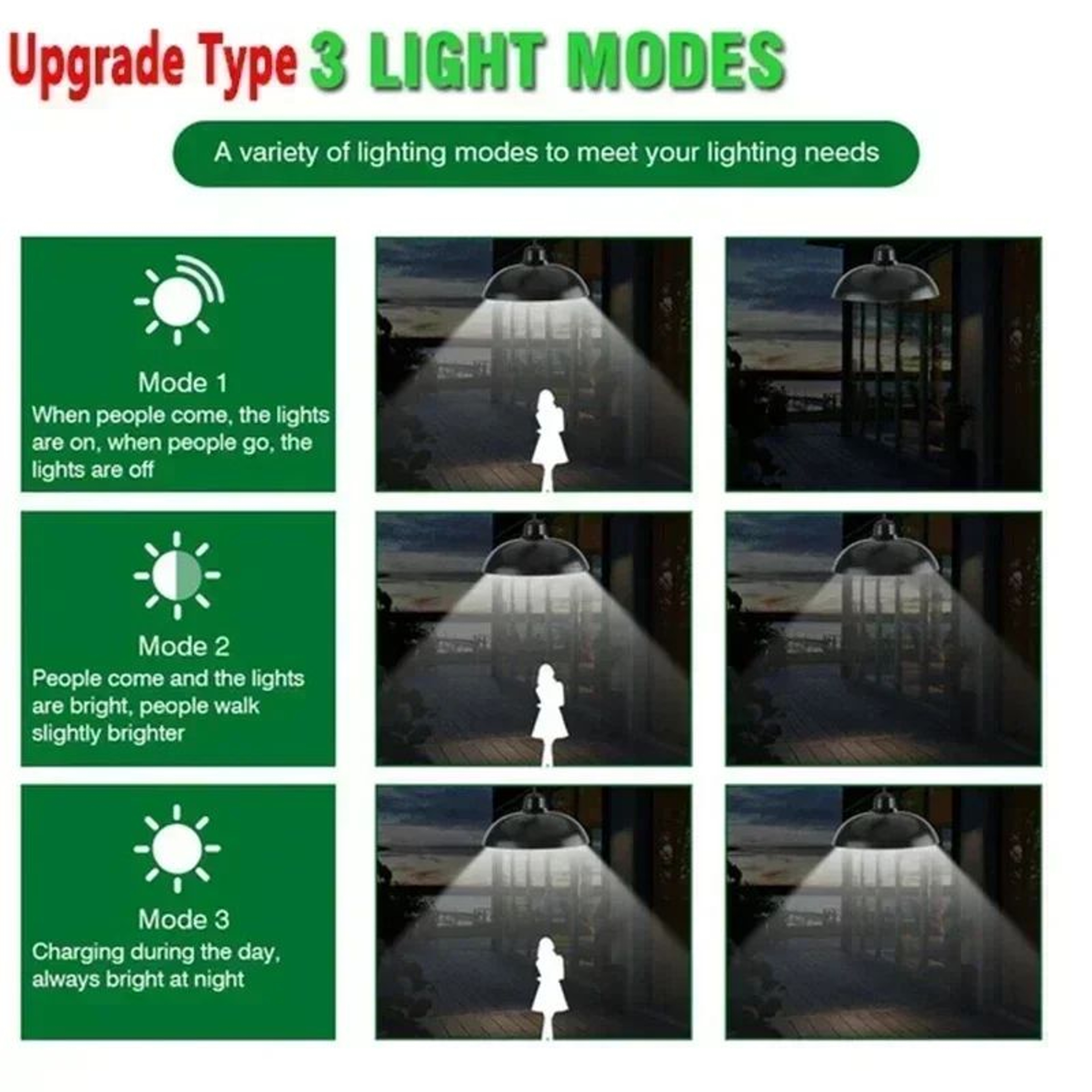 Solar LED Pendant Light Waterproof Hanging Lamp With Remote Control 2