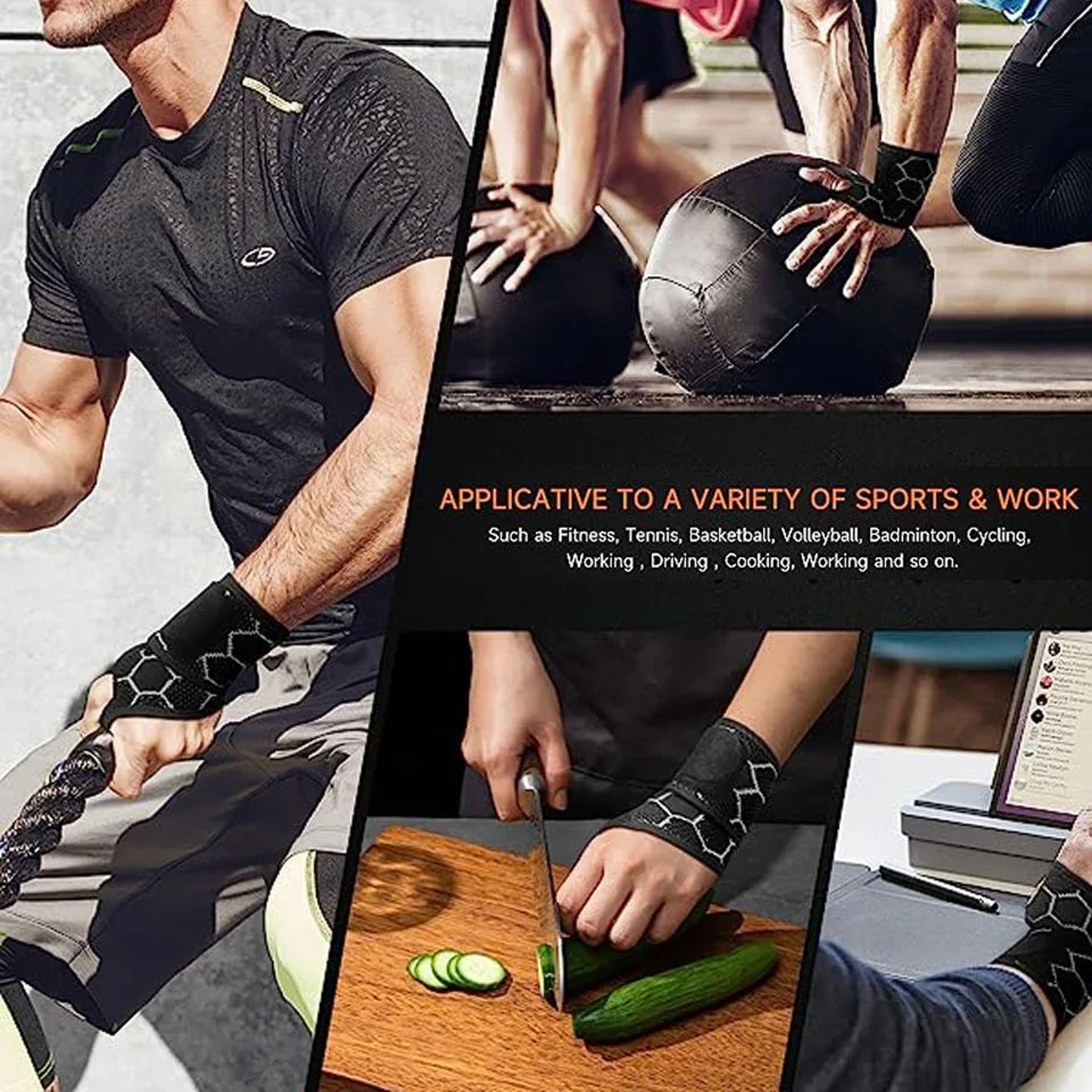 AOLIKES Flexible Thumb And Wrist Support Brace 5