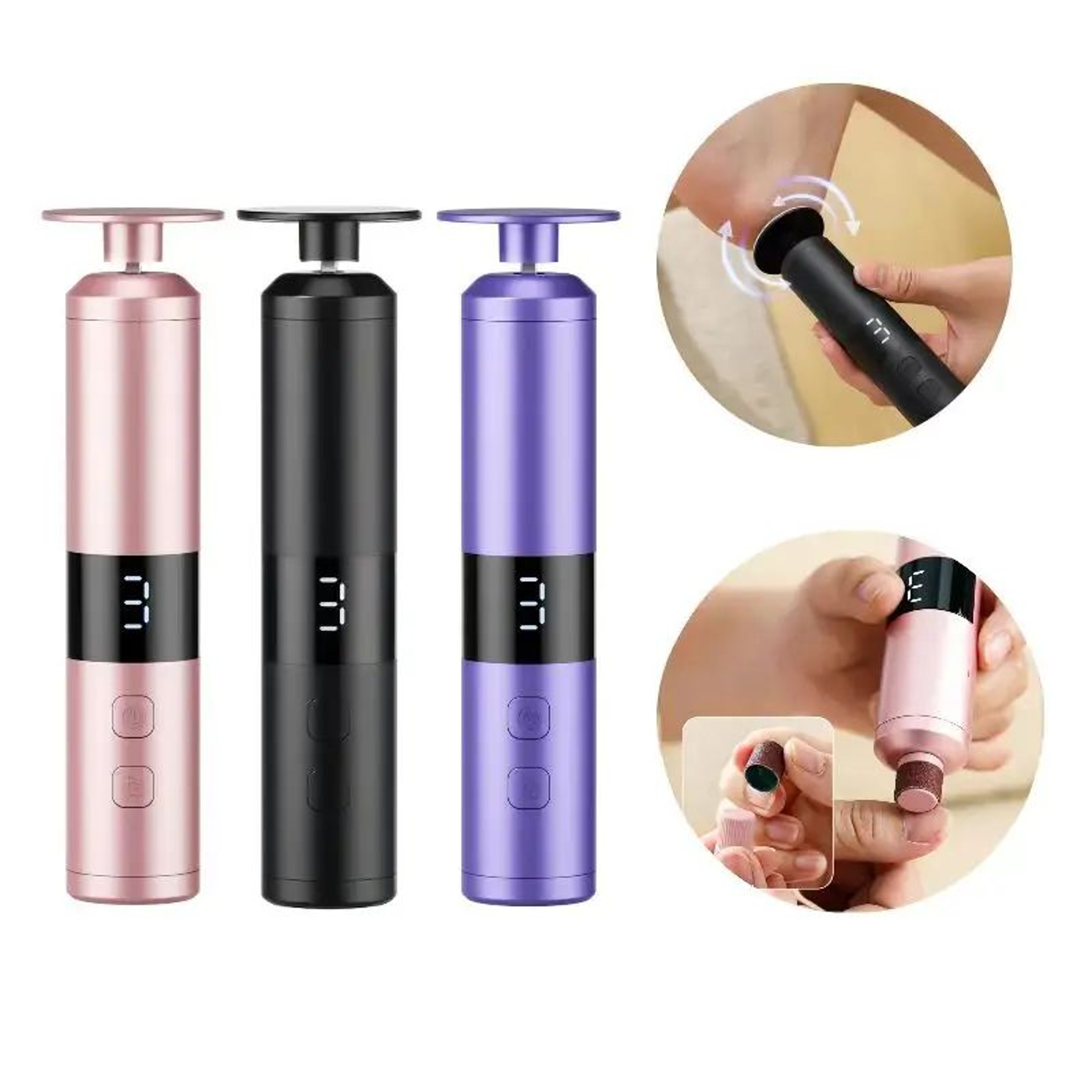 2 In 1 Electric Foot And Hand Care Tool With Callus Remover 5