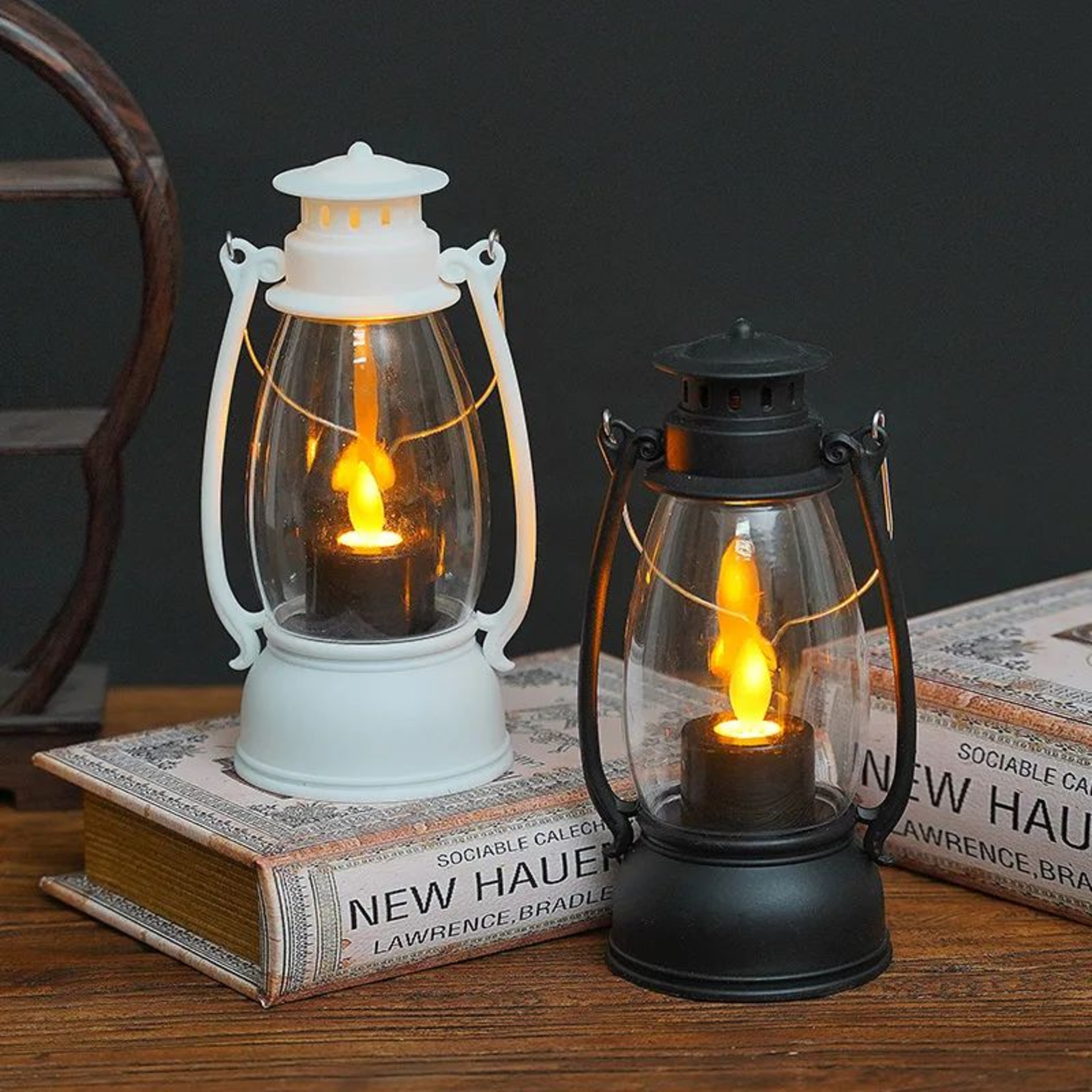 Vintage Waterproof LED Candle Lantern For Outdoor And Home Decor 1