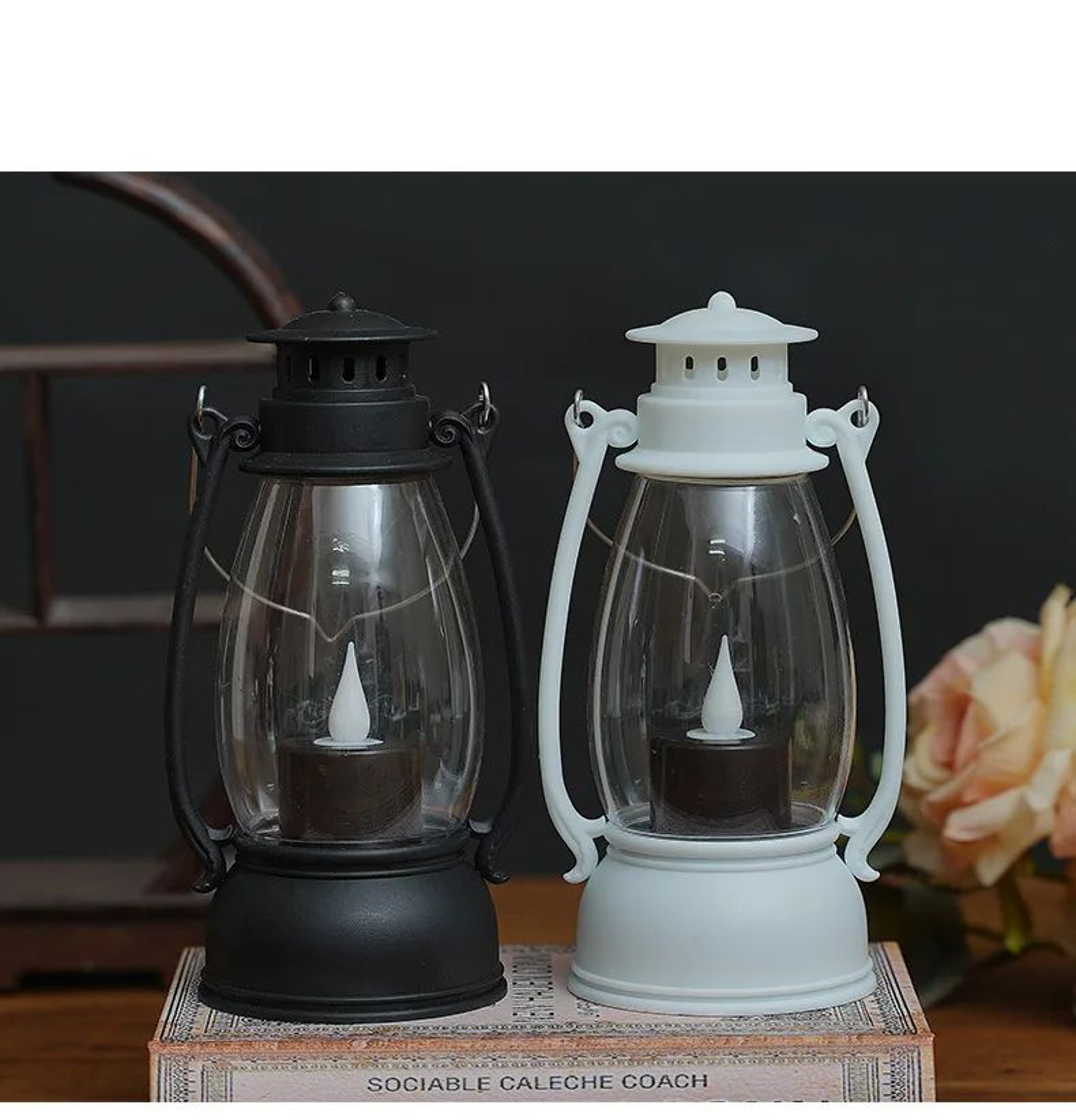 Vintage Waterproof LED Candle Lantern For Outdoor And Home Decor 5