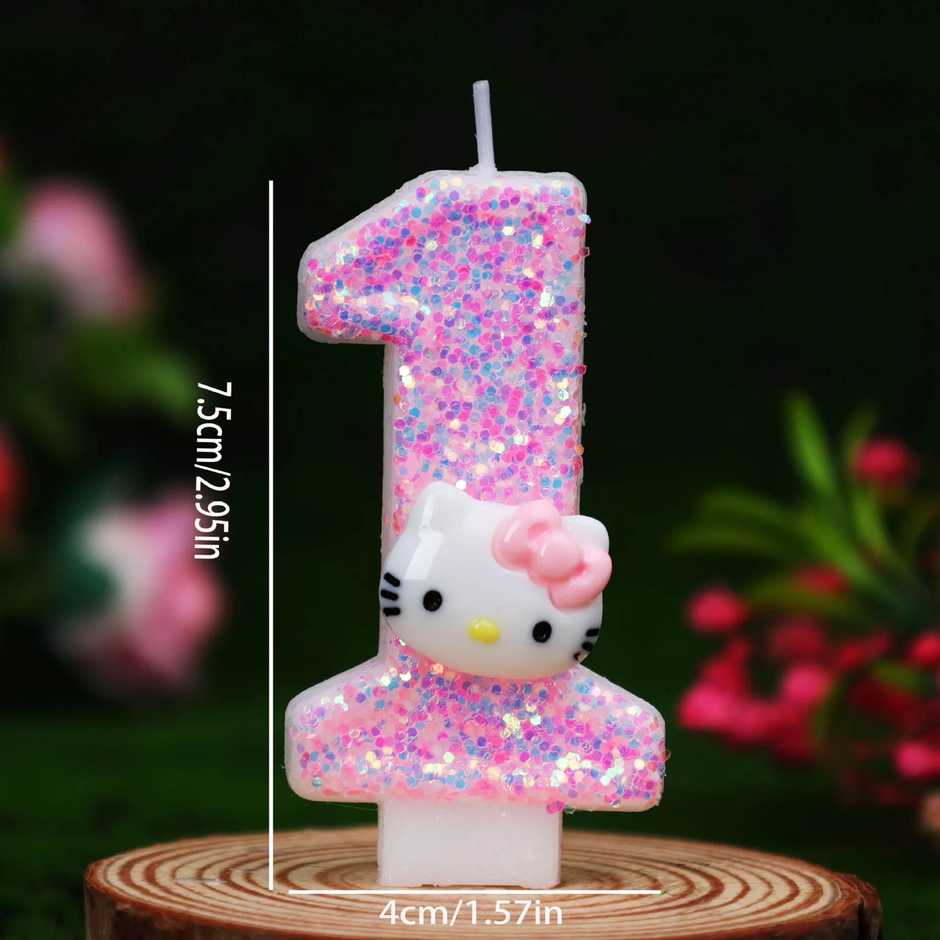 Cute Cat Number Birthday Cake Candle For Party Decorations 3