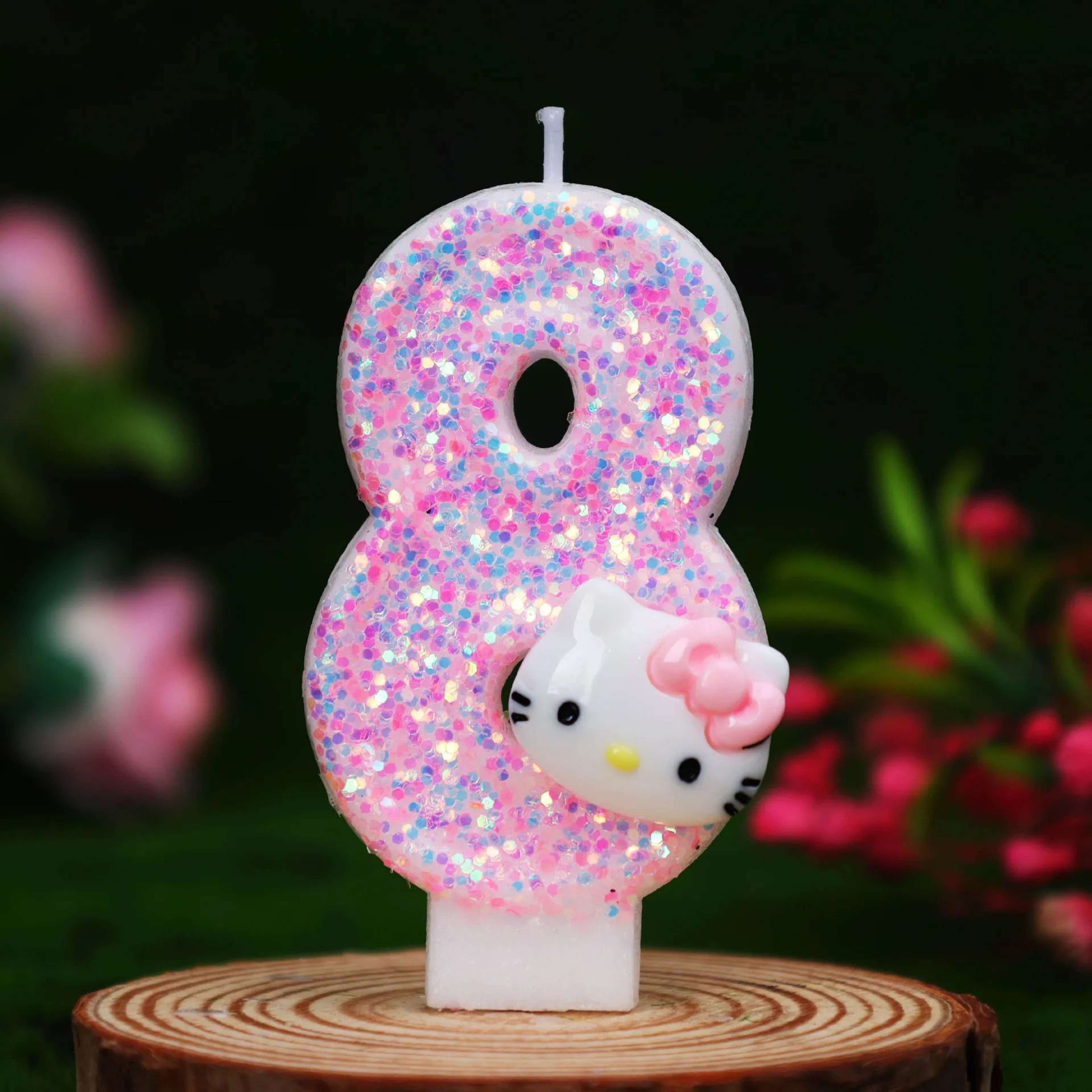 Cute Cat Number Birthday Cake Candle For Party Decorations 13
