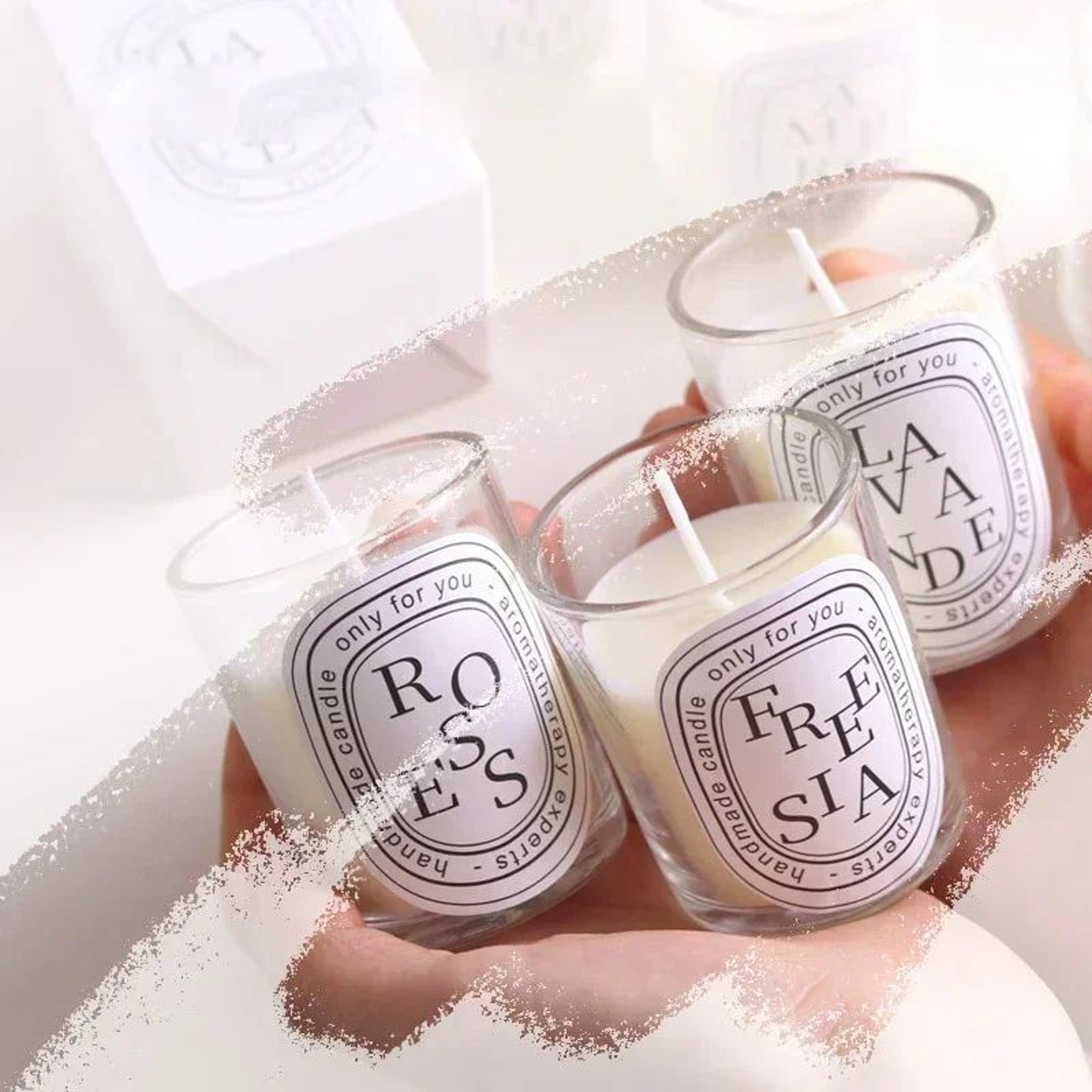 Romantic Transparent Aromatherapy Candle Jar For Home Decor And Gifts 6