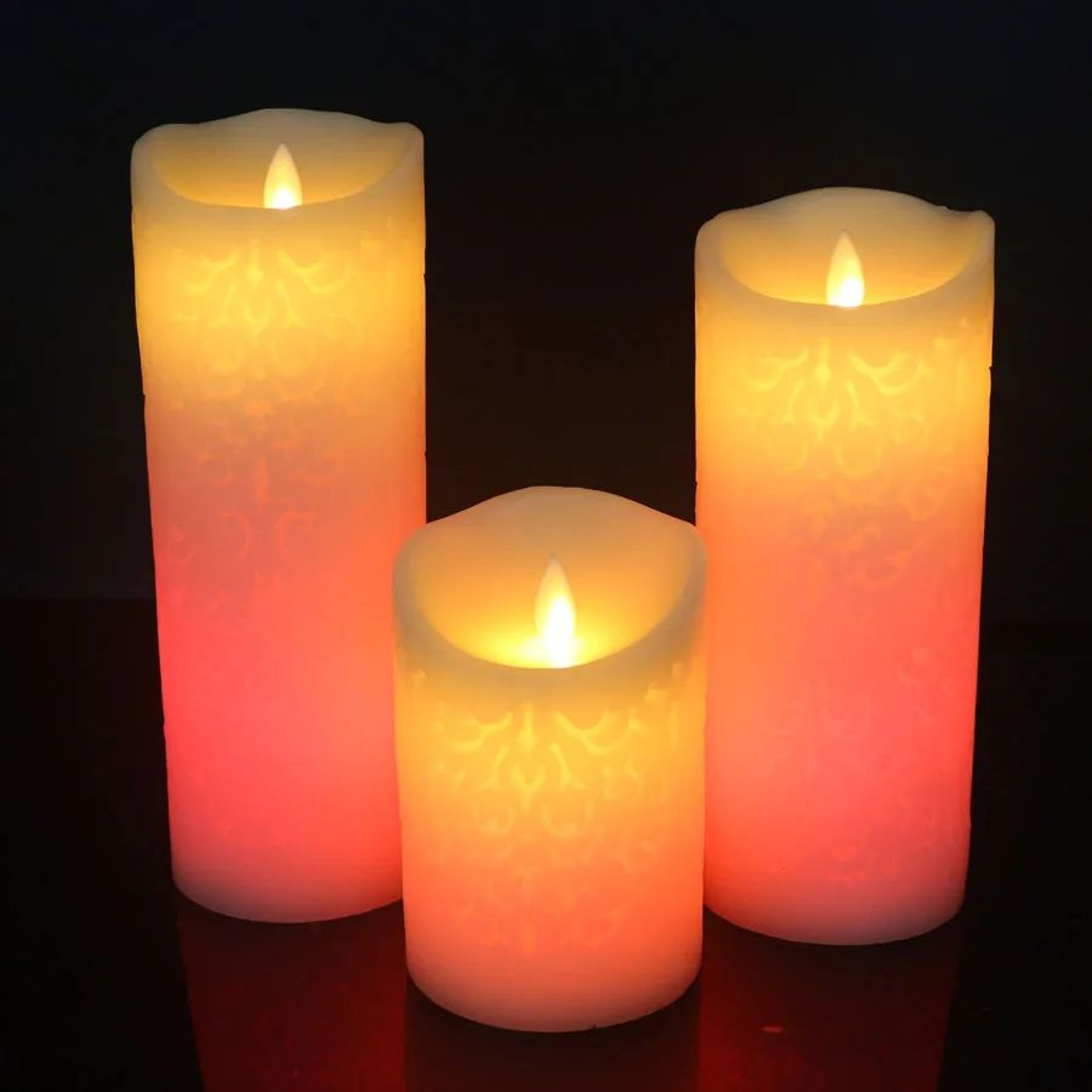 Color Changing LED Flameless Candles With Remote Control 3