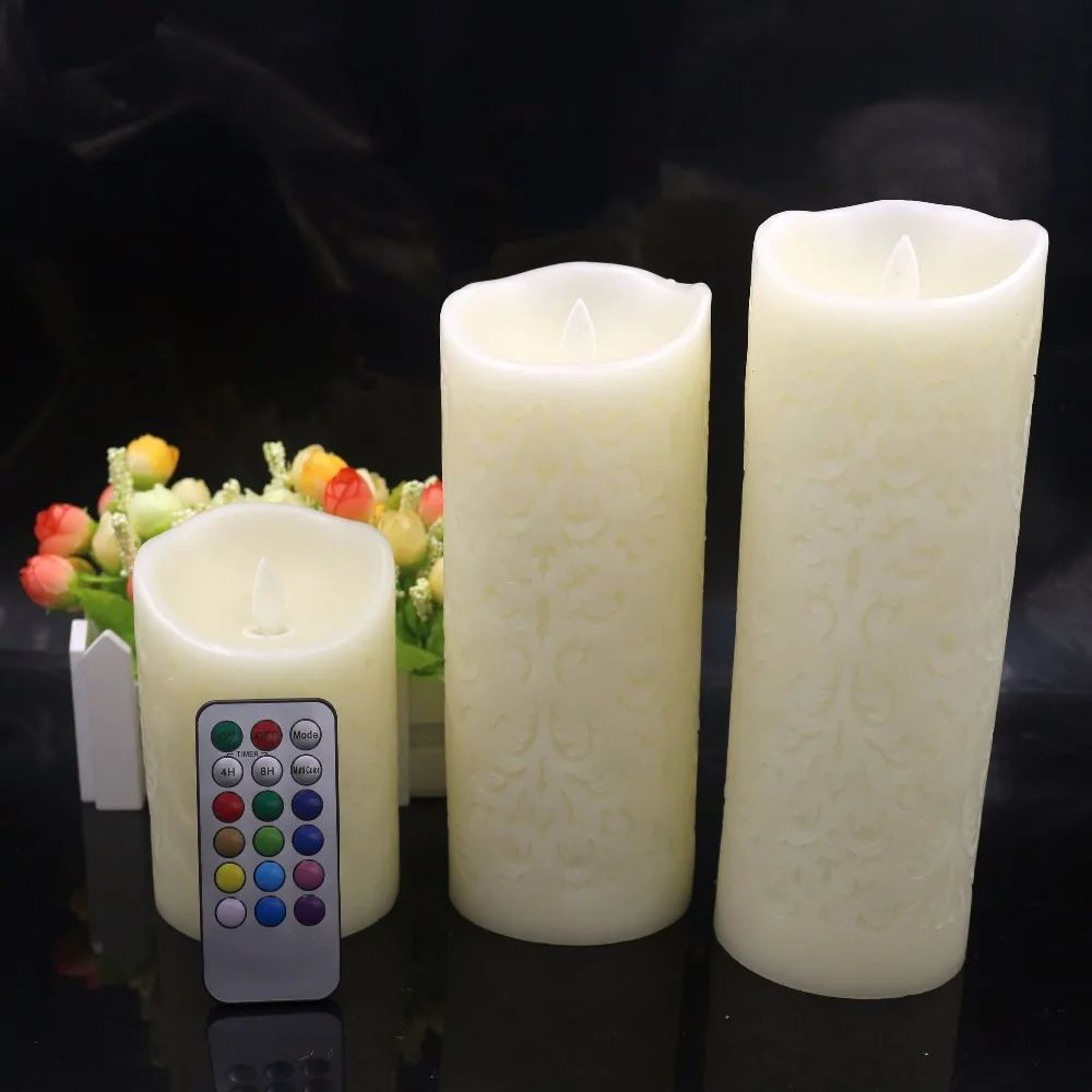 Color Changing LED Flameless Candles With Remote Control 5