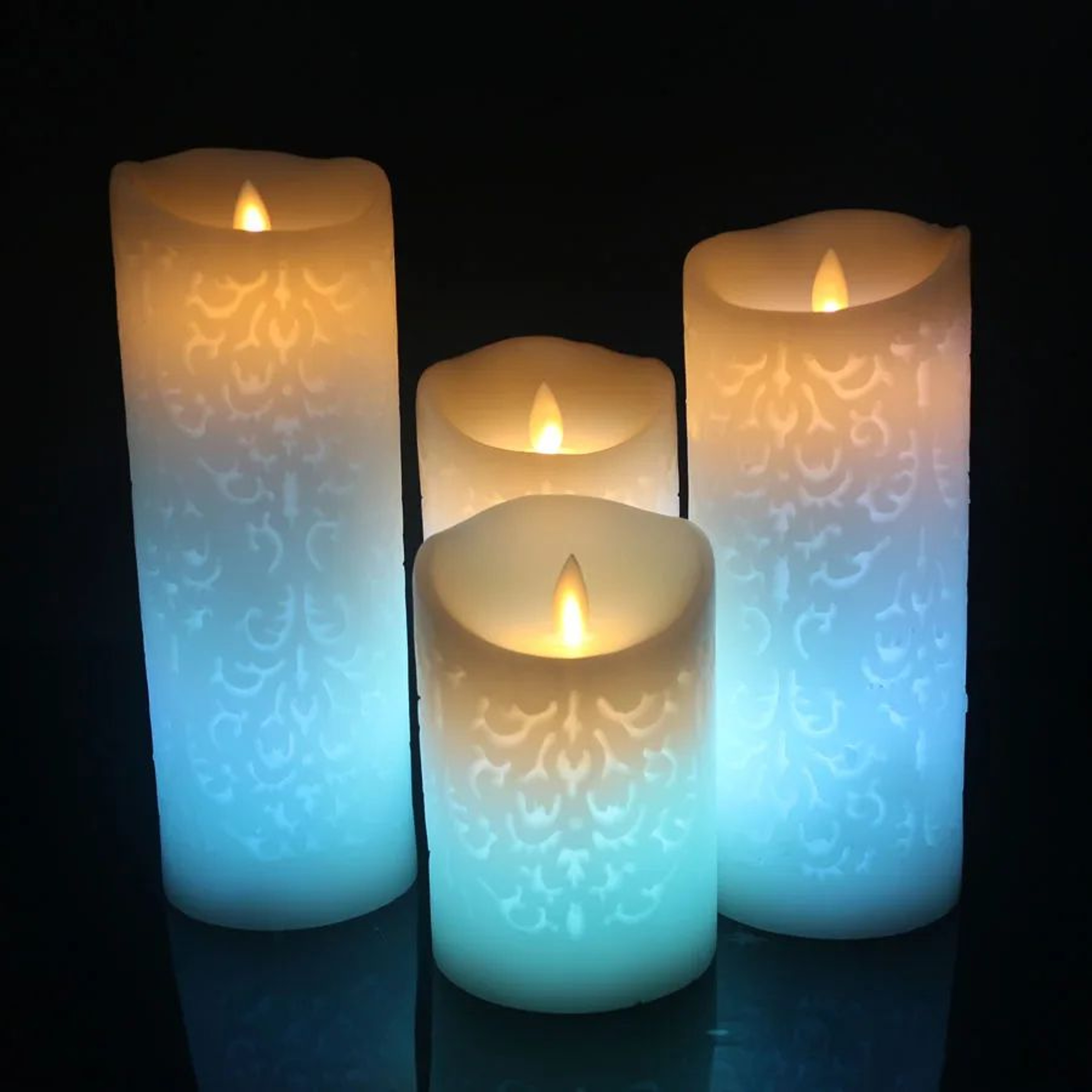 Color Changing LED Flameless Candles With Remote Control 12