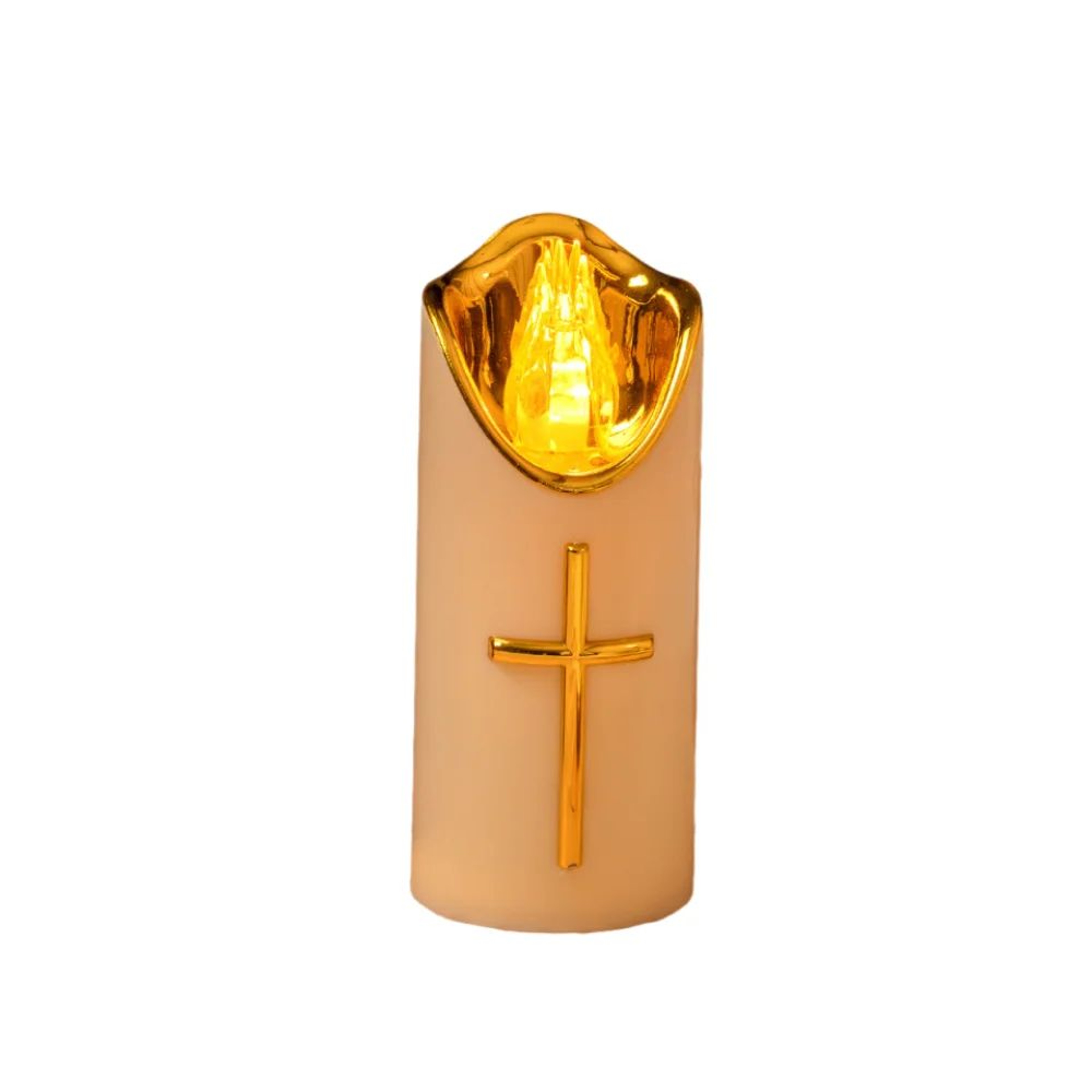 Reusable Christian Cross LED Flameless Candle 9