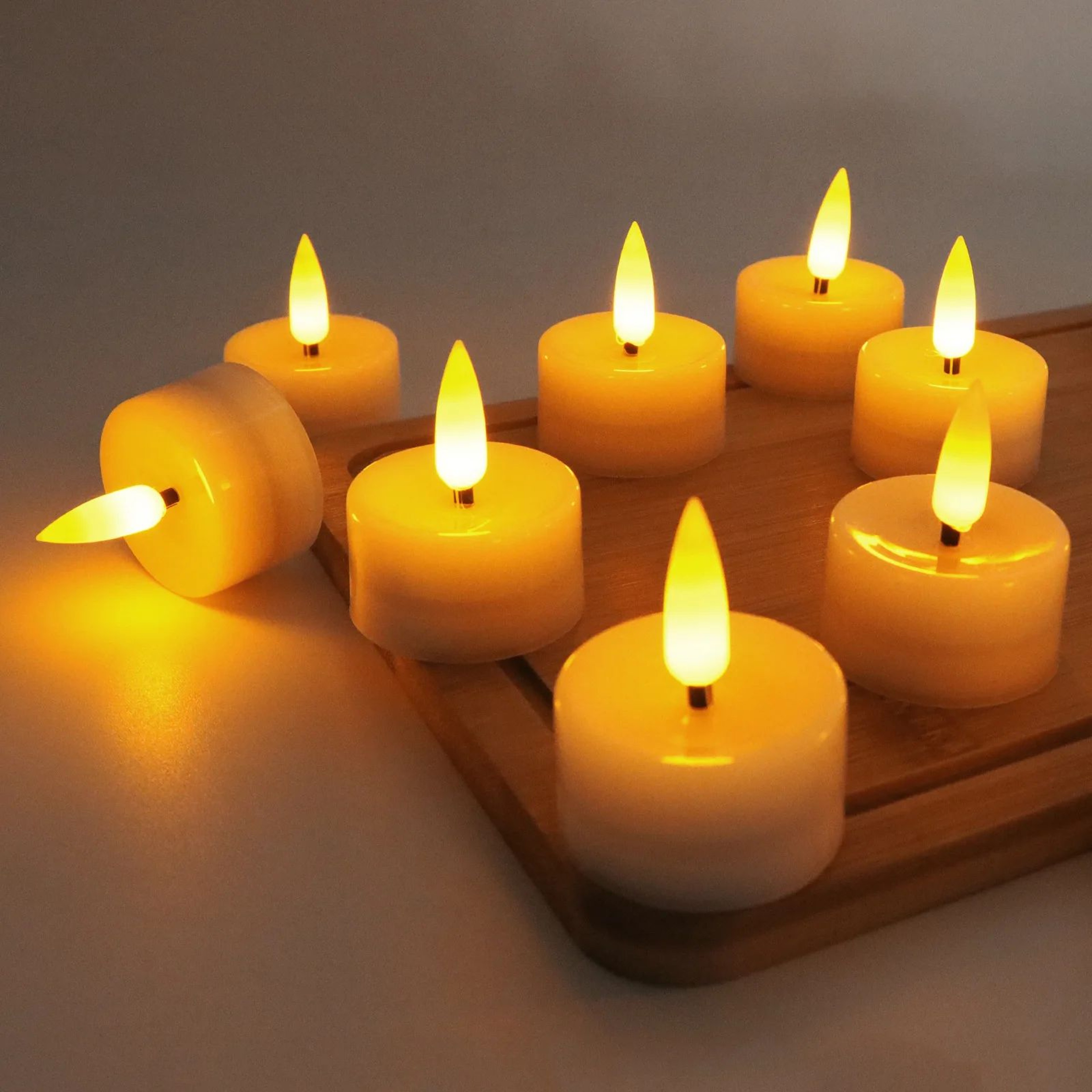 12 And 24 Piece Flameless LED Tea Light Candle Set 4