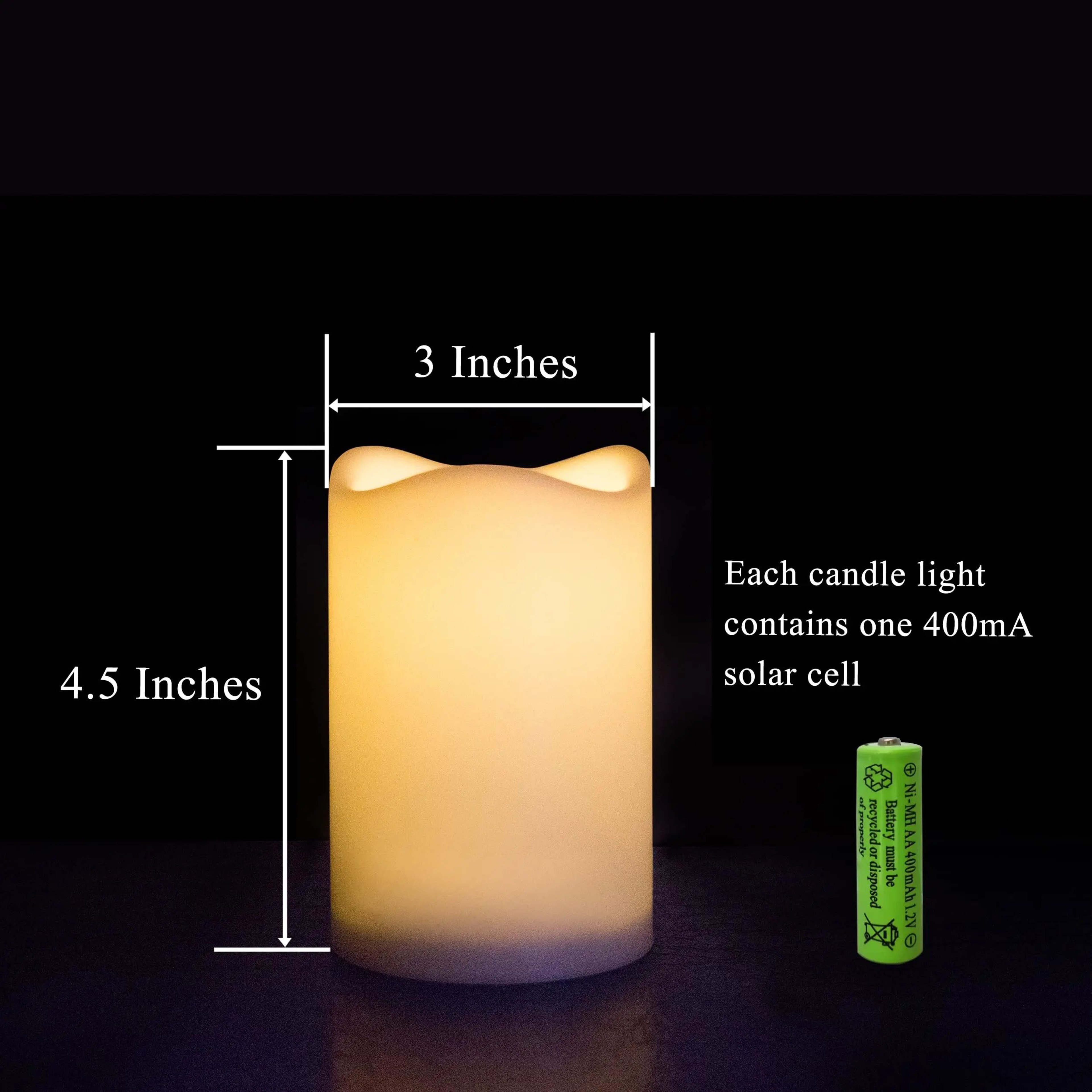 Waterproof Flameless LED Tea Light Candles With Remote Control 3
