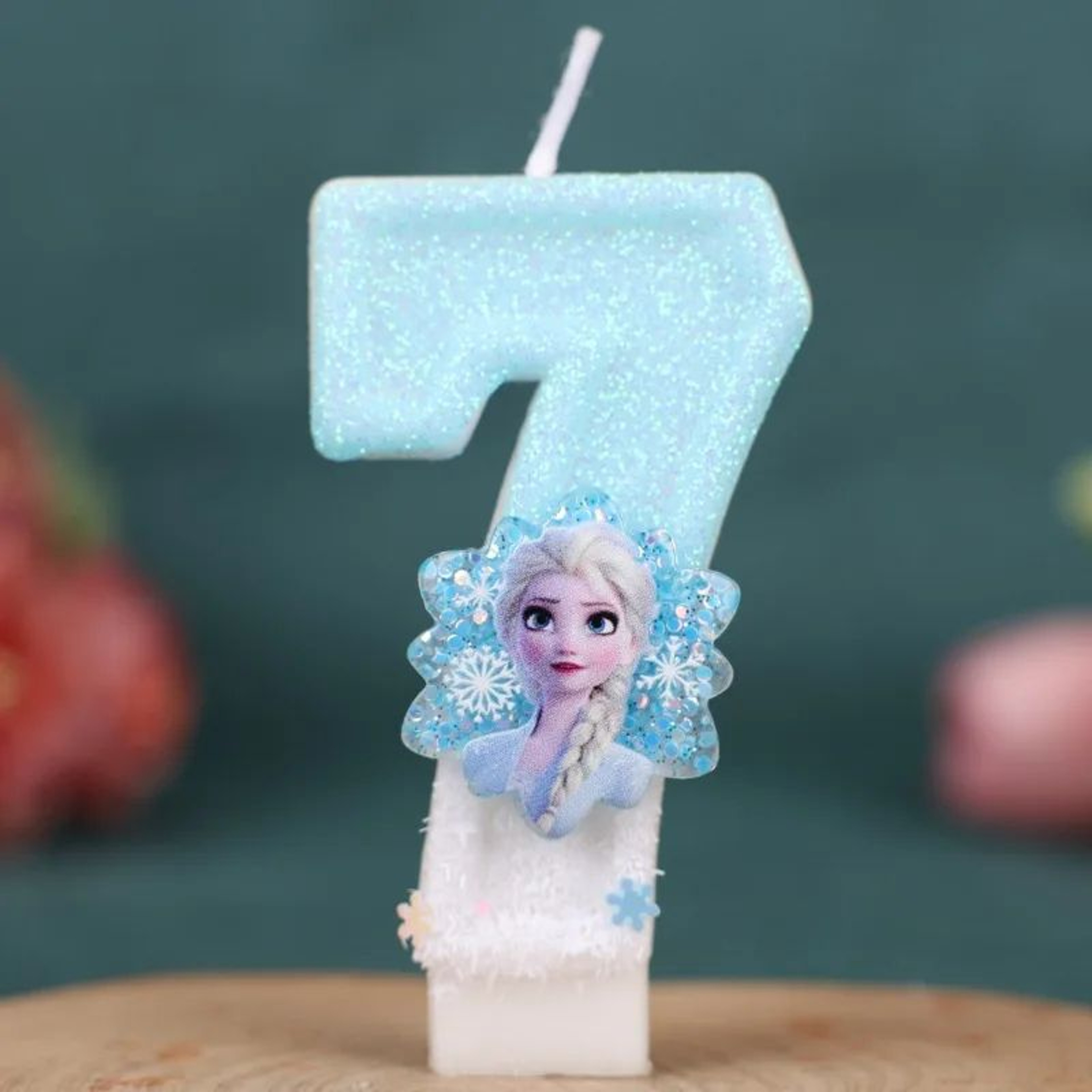 Snow Princess Number Birthday Candle 0 To 9 Cake Topper 12
