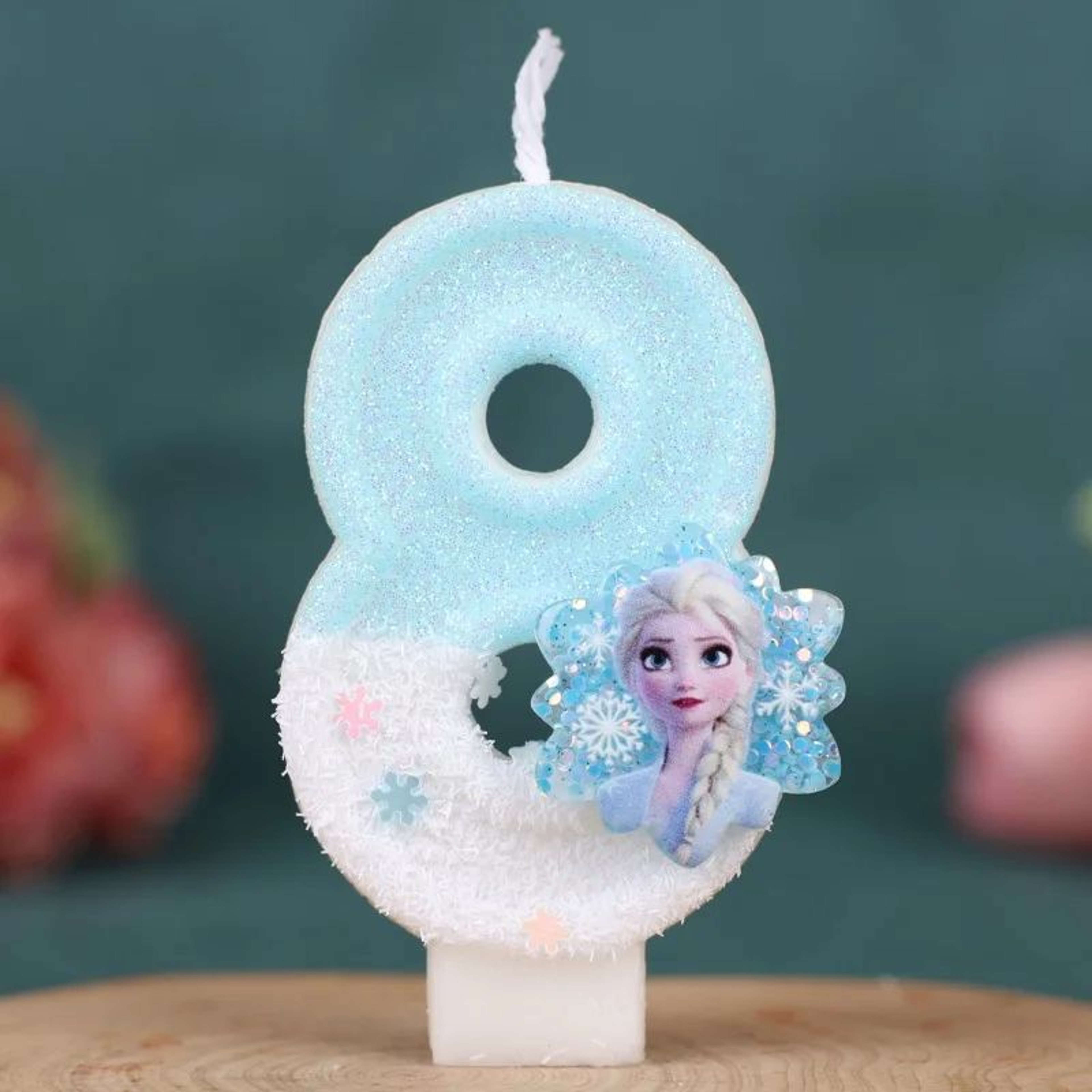 Snow Princess Number Birthday Candle 0 To 9 Cake Topper 13