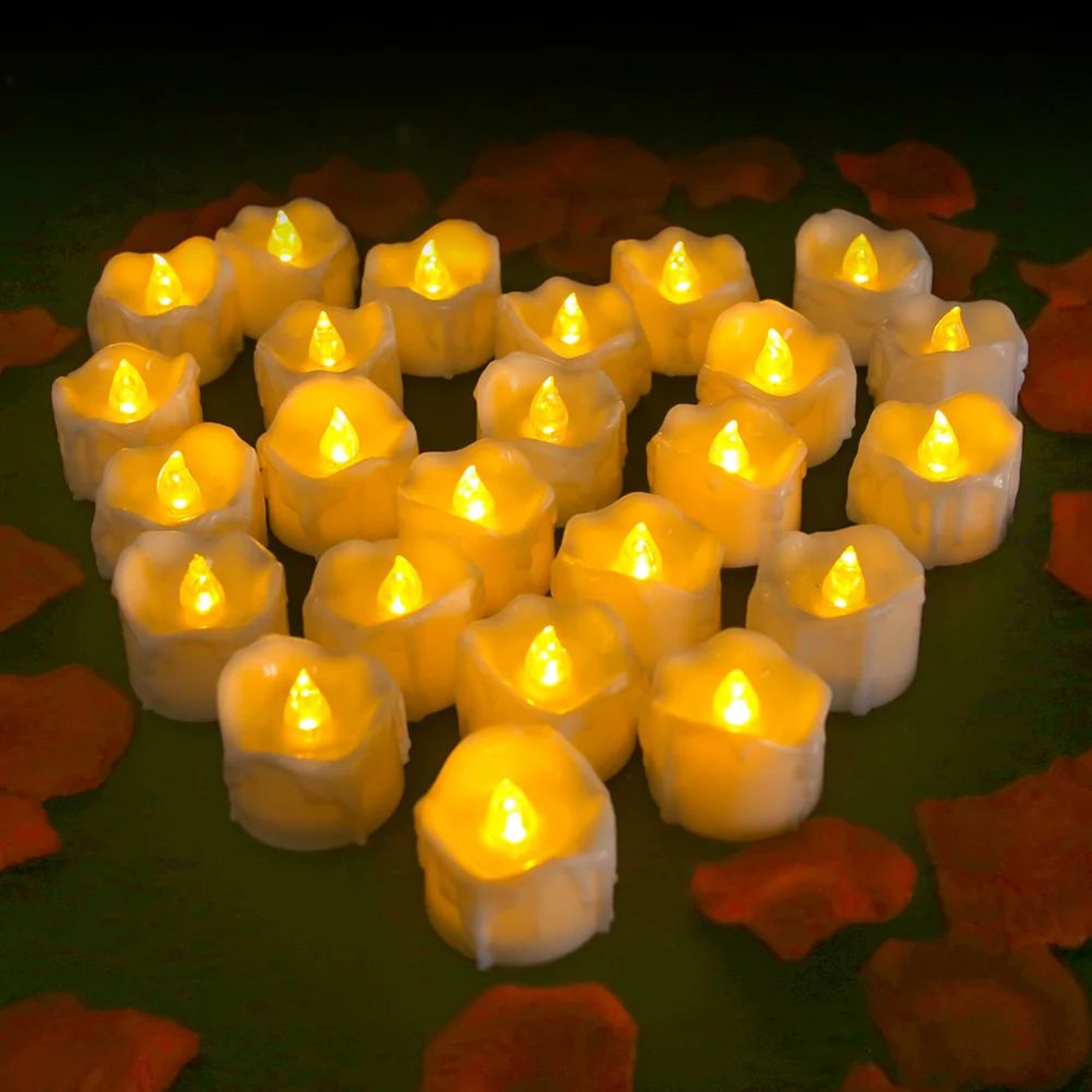 Remote Control LED Tea Light Candles With Timer 4